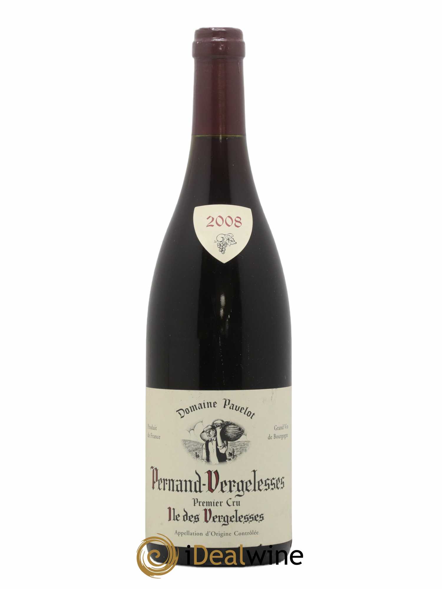 Pernand-Vergelesses 1er Cru Ile des Vergelesses Pavelot (Domaine) 2008 - Lot de 1 bouteille - 0