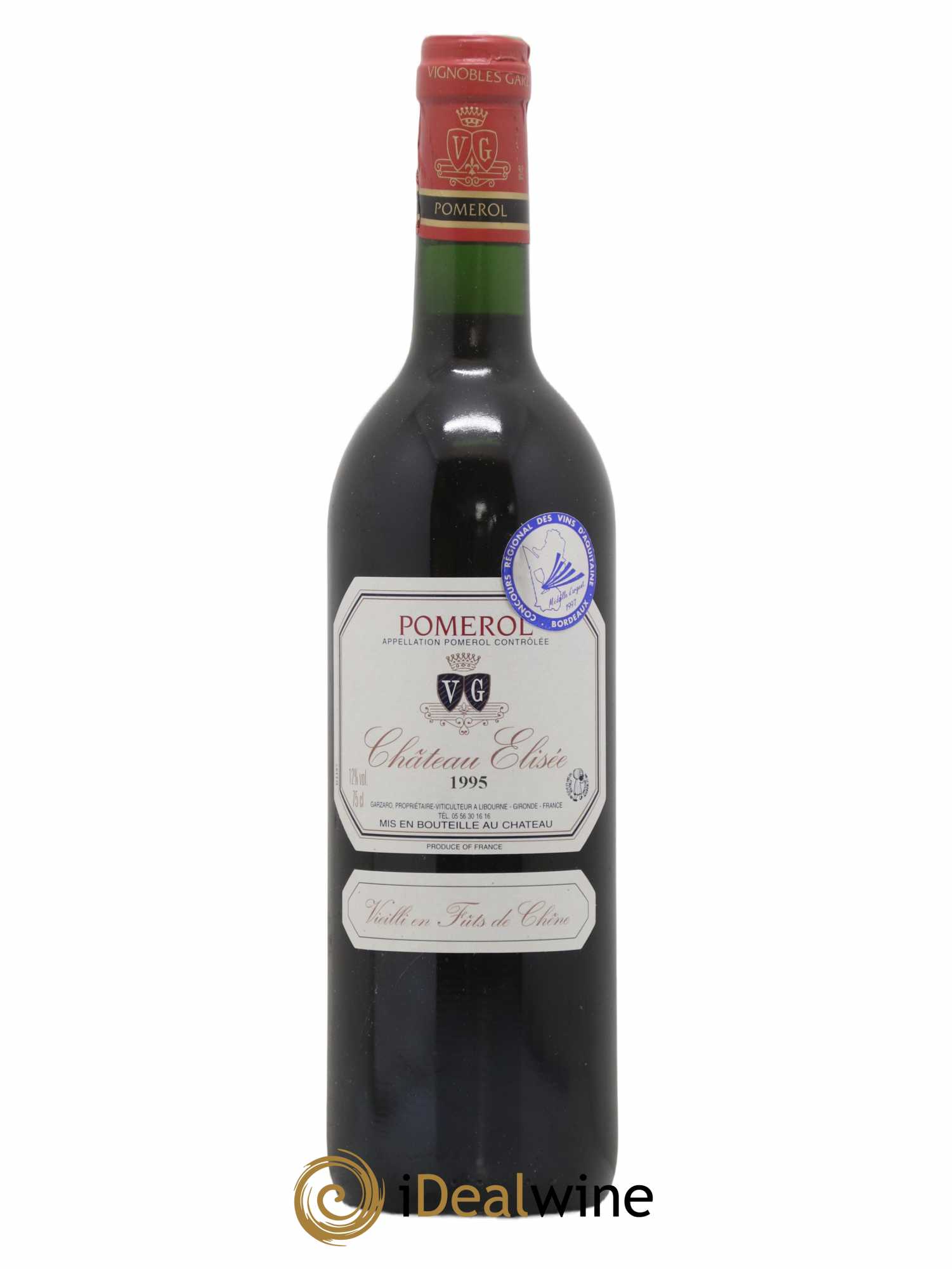 Pomerol Château Elisée 1995 - Lot de 1 bouteille - 0