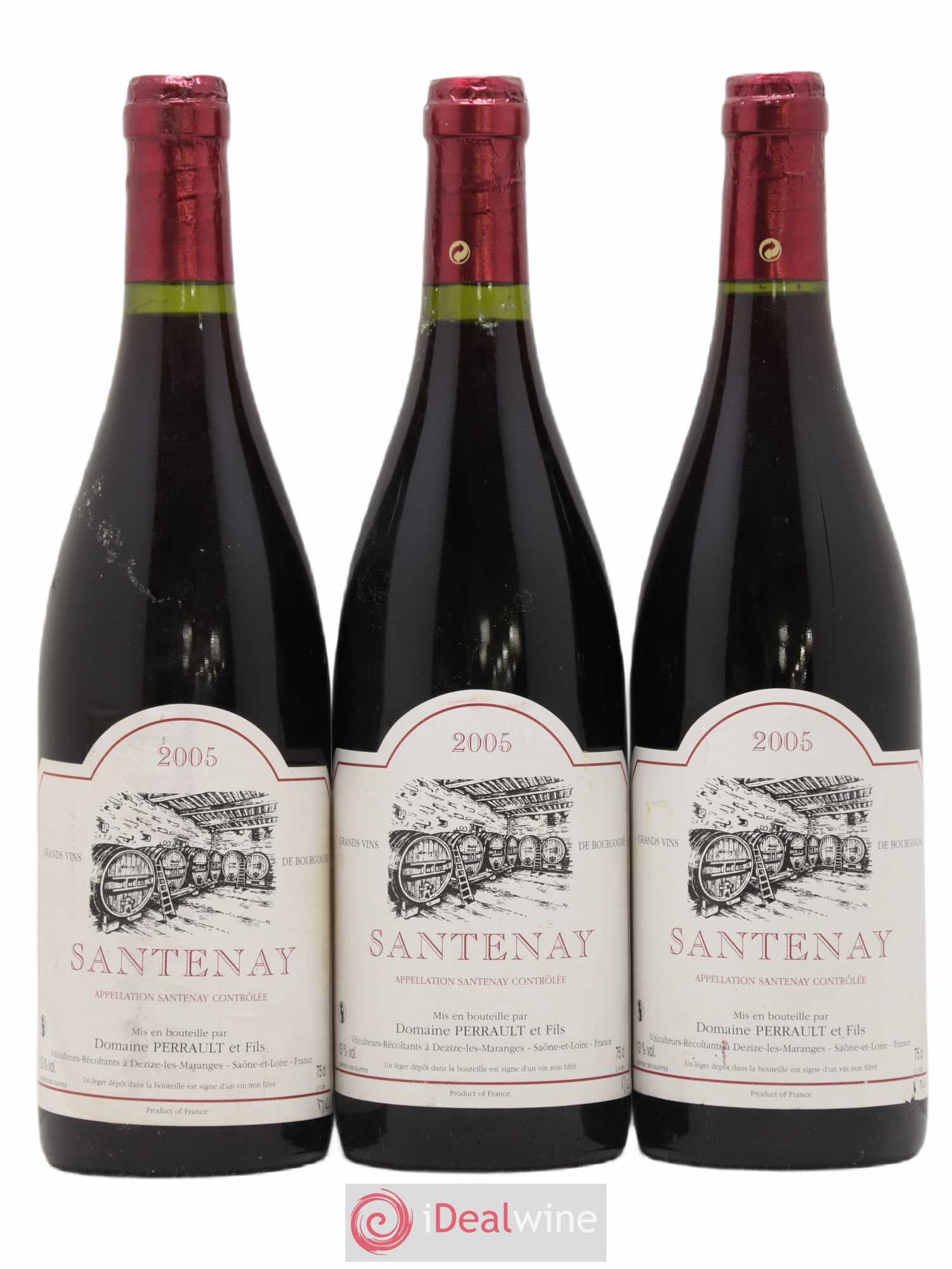 Santenay 2005 - Posten von 3 Flaschen - 0