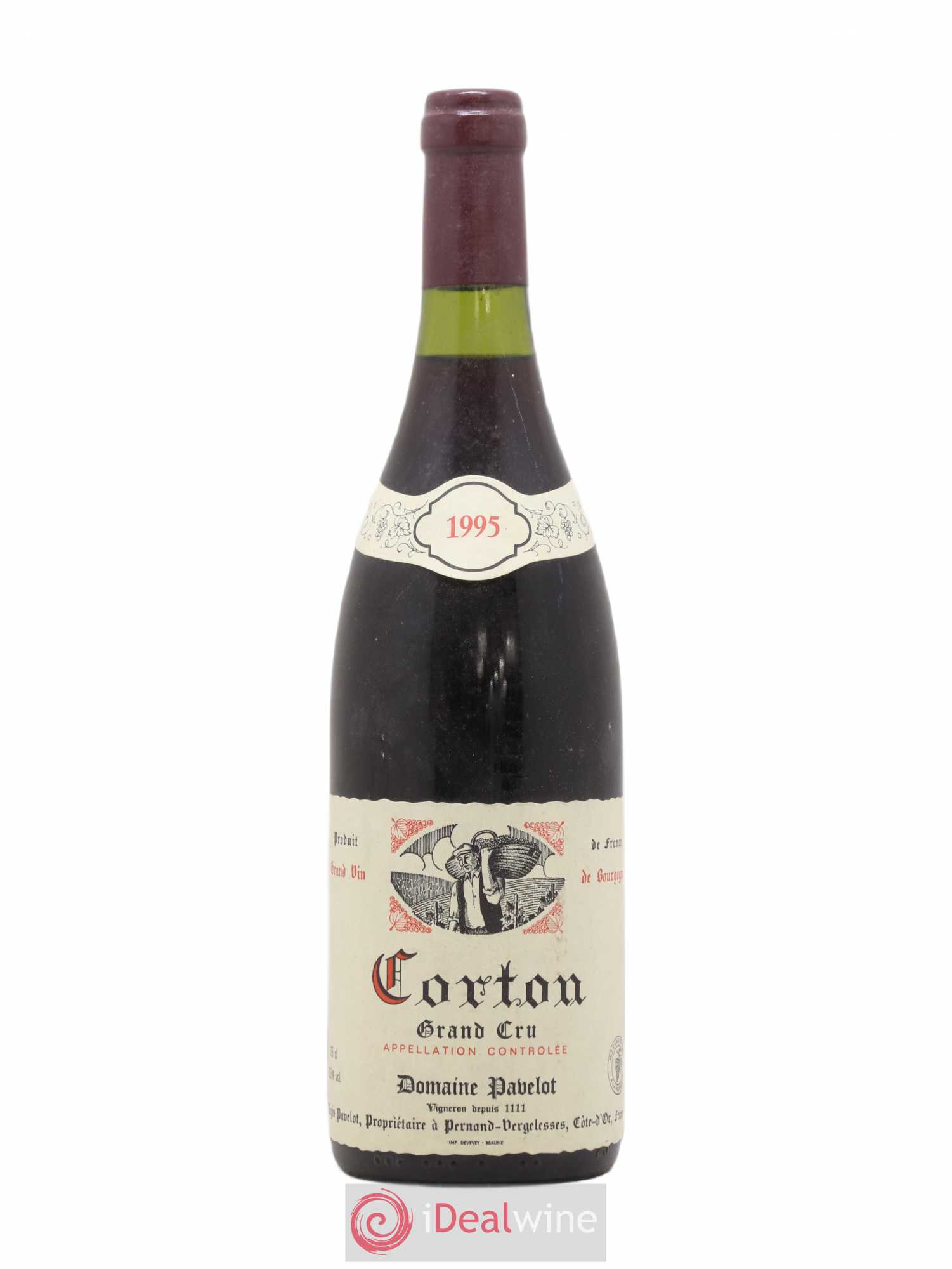 Corton Grand Cru Pavelot (Domaine) 1995 - Lot de 1 bouteille - 0