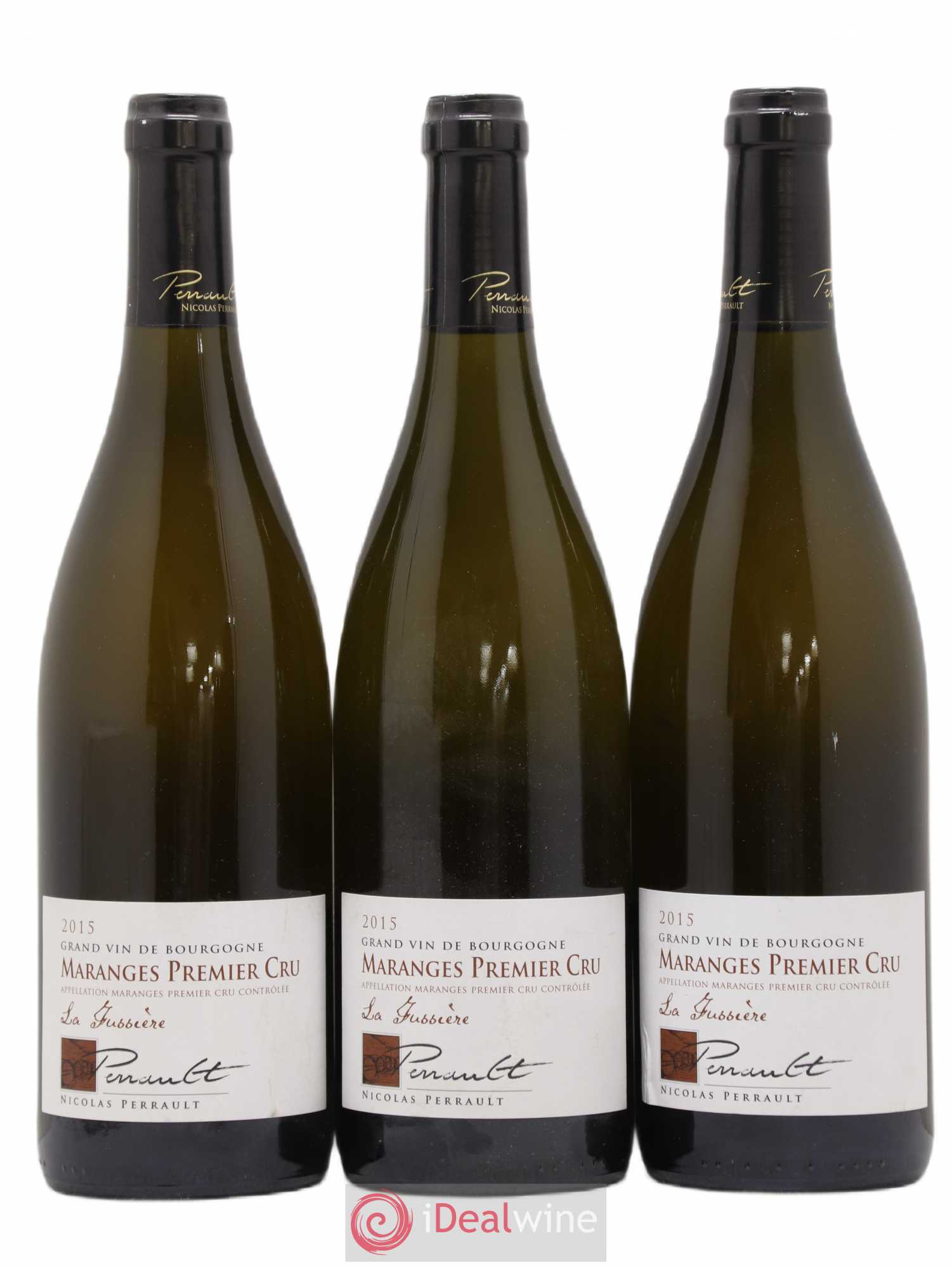 Maranges 1er Cru La Fussière Nicolas Perrault 2015 - Posten von 3 Flaschen - 0