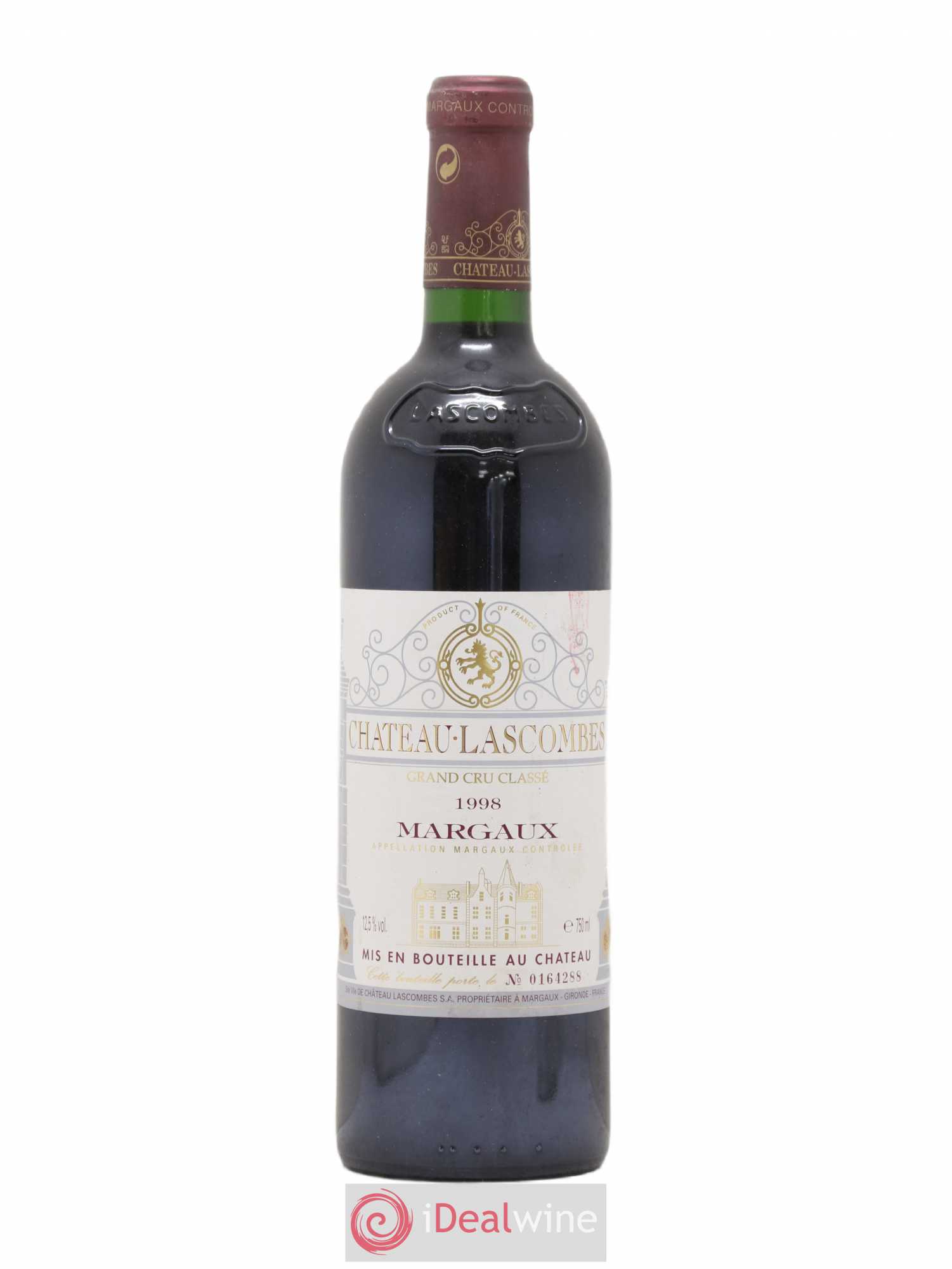 Château Lascombes 2ème Grand Cru Classé 1998 - Lot de 1 bouteille - 0