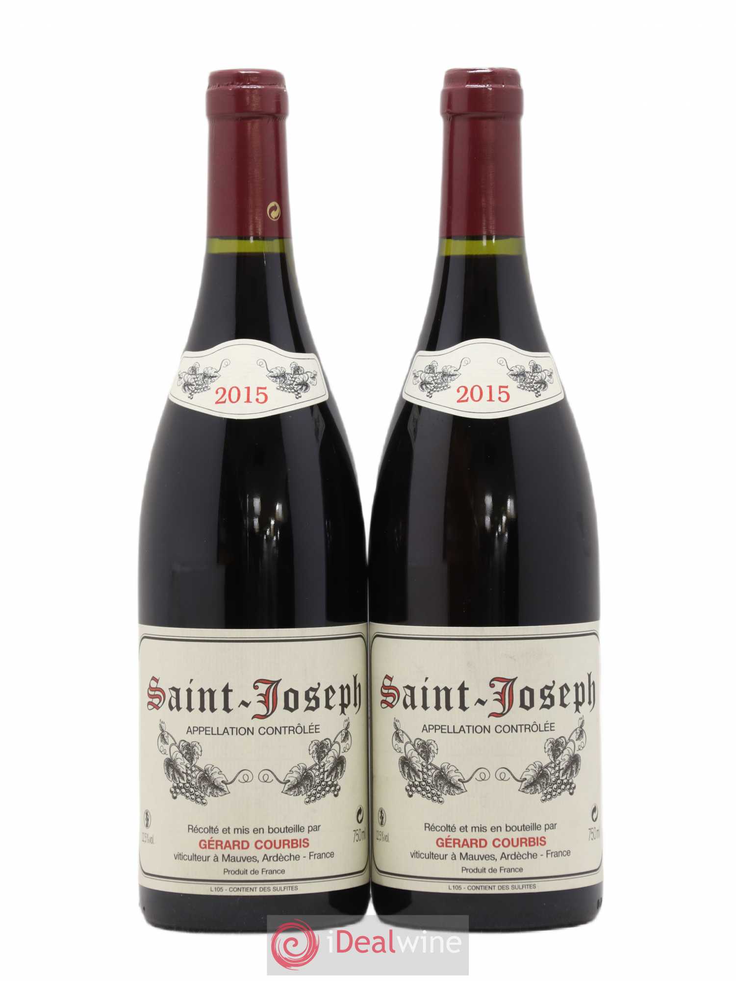Saint-Joseph Courbis 2015 - Lot de 2 bouteilles - 0