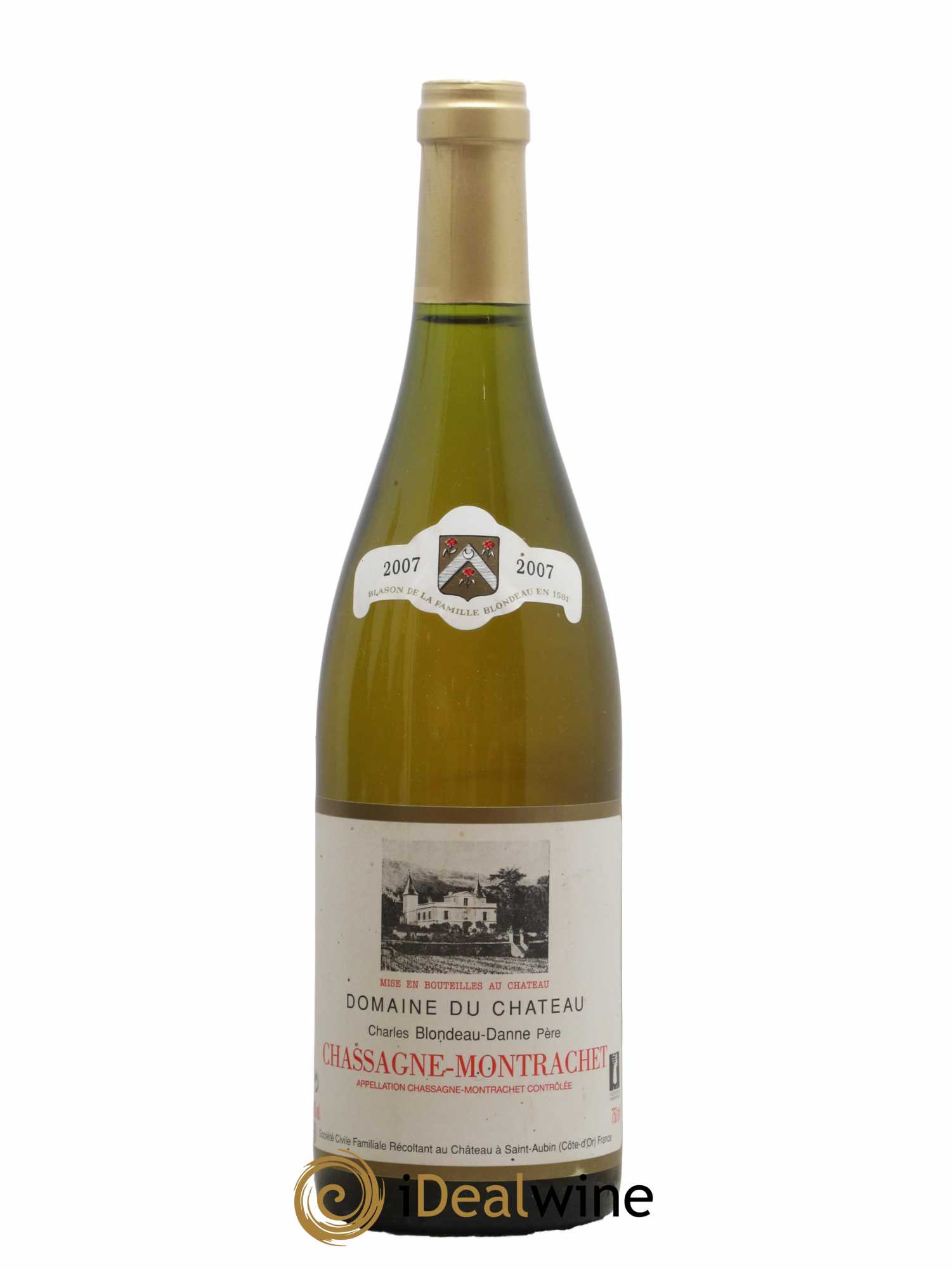 Chassagne-Montrachet Domaine Charles Blondeau-Danne Père 2007 - Lot de 1 bouteille - 0