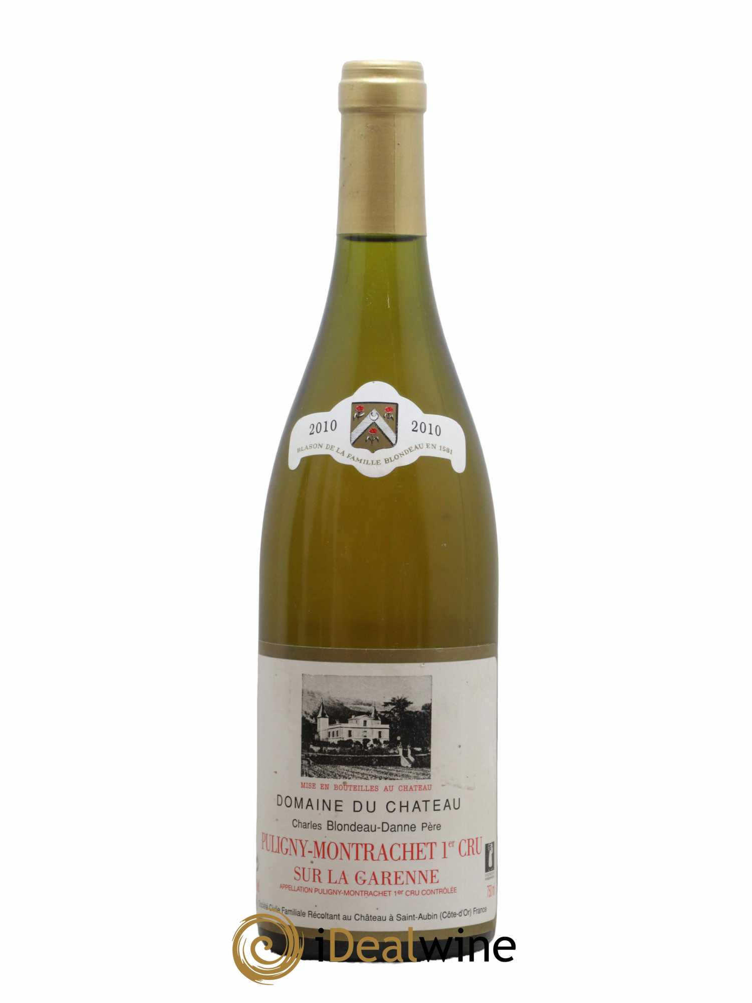 Puligny-Montrachet 1er Cru Sur la Garenne Domaine Charles Blondeau-Danne Père 2010 - Lot de 1 bouteille - 0