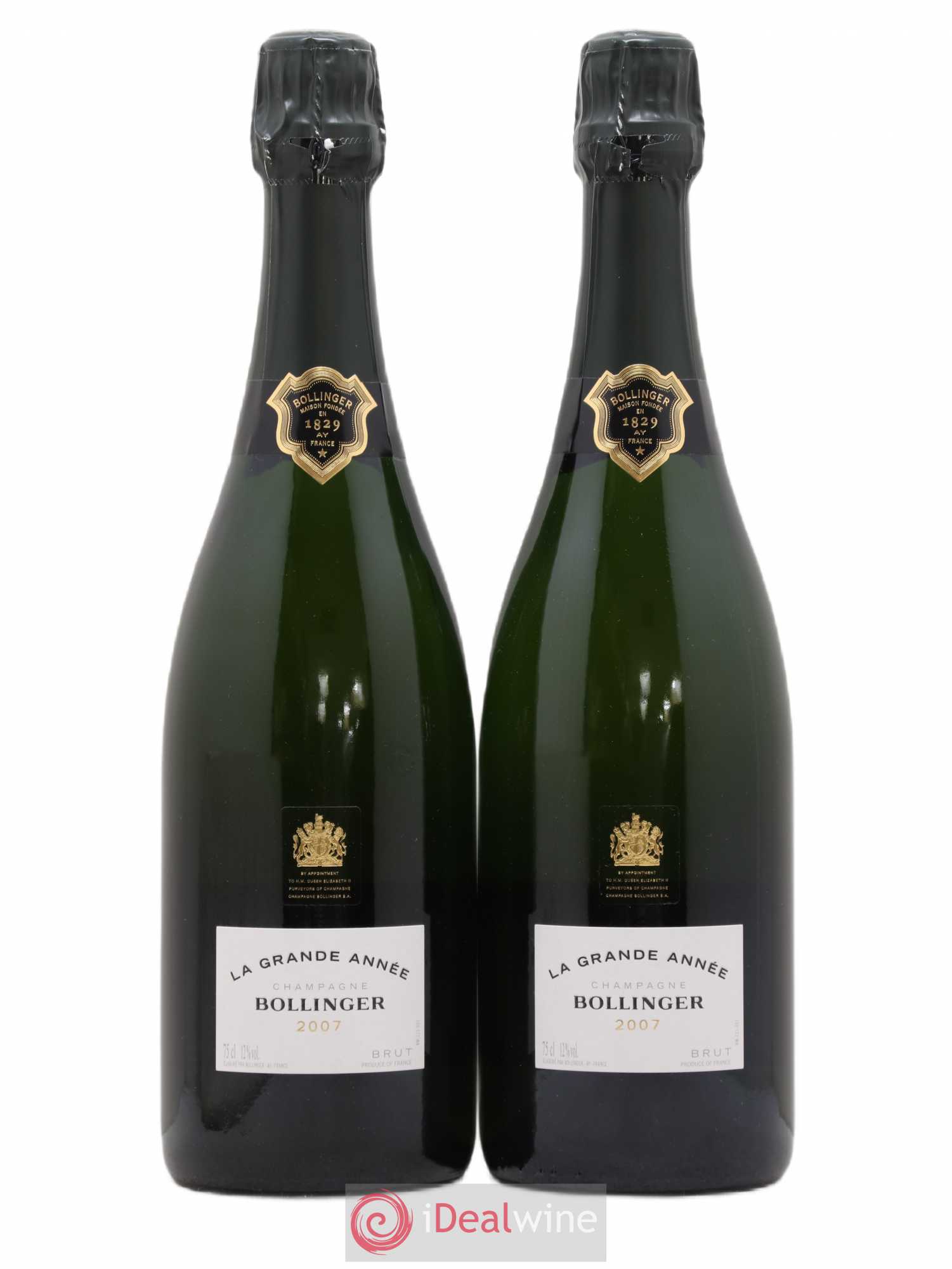 La Grande Année Brut Bollinger 2007 - Lot de 2 bouteilles - 0