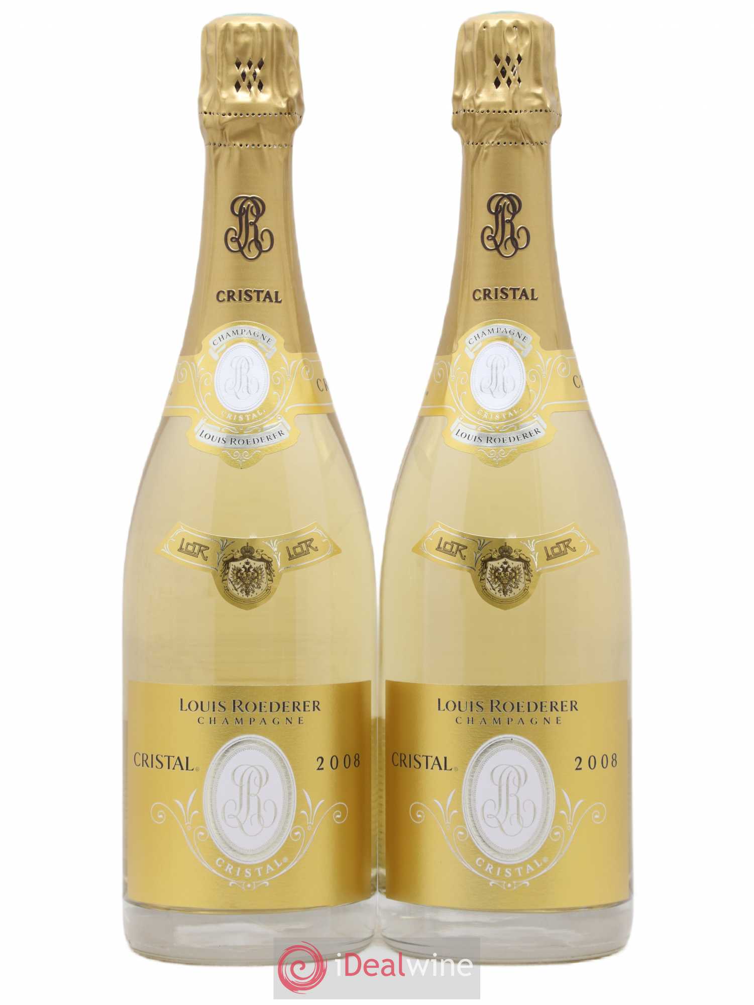 Cristal Louis Roederer 2008 - Lot de 2 bouteilles - 0