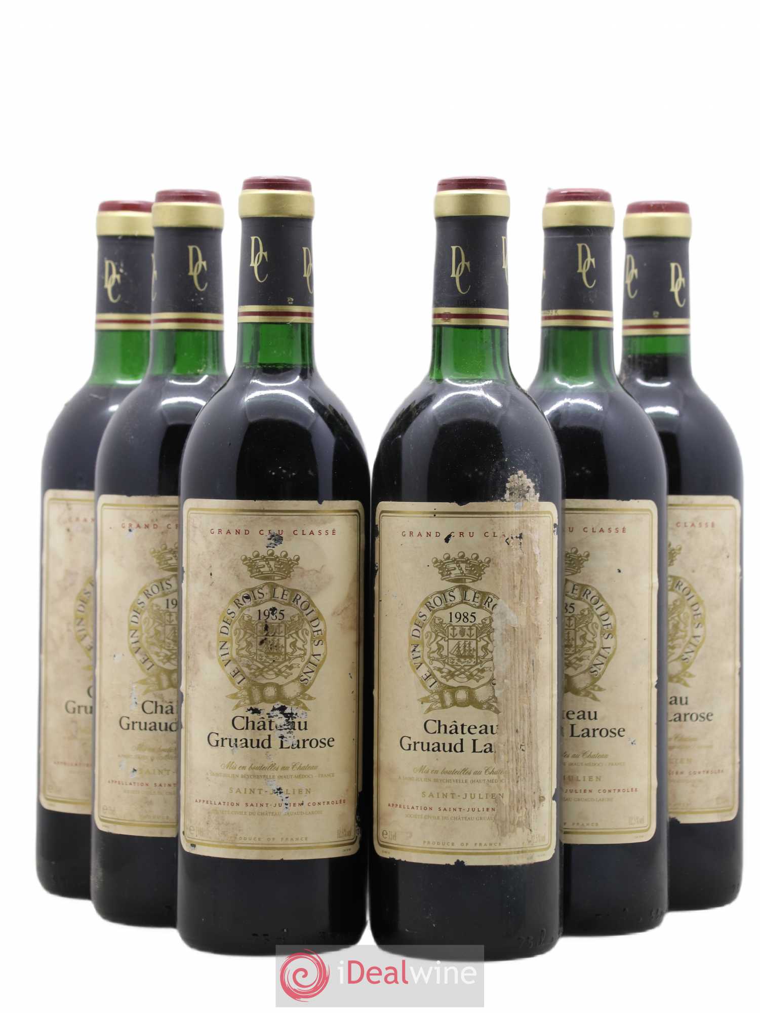 Château Gruaud Larose 2ème Grand Cru Classé 1985 - Lot de 6 bouteilles - 0