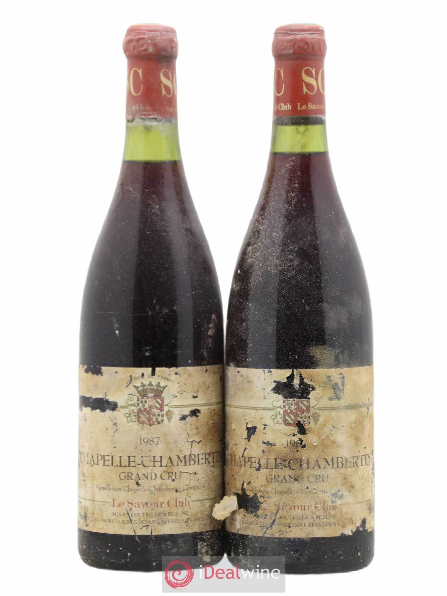 Chapelle-Chambertin Grand Cru Le Savour Club 1987 - Lot de 2 bouteilles - 0