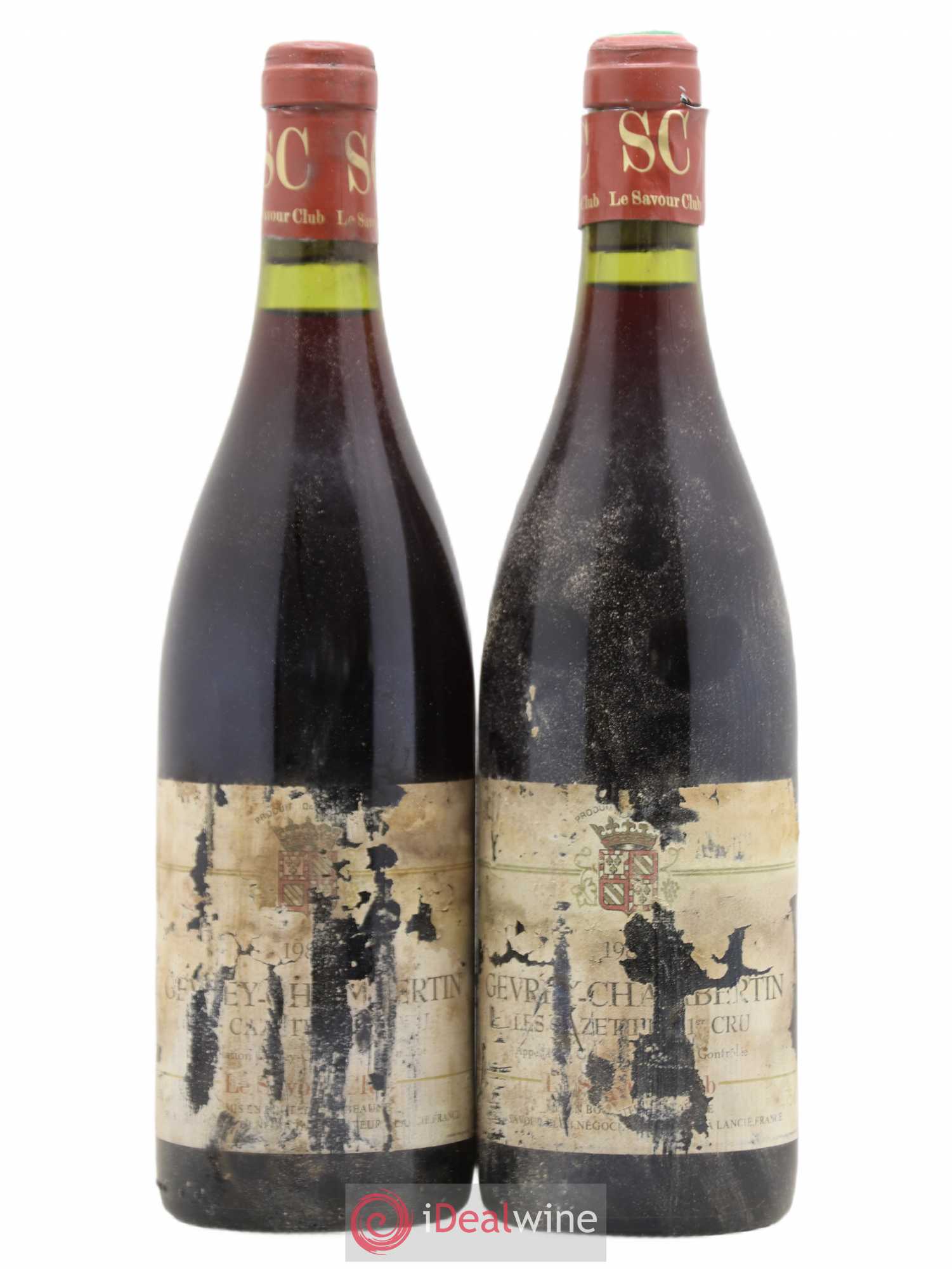 Gevrey-Chambertin 1er Cru Les Cazetiers Le Savour Club 1987 - Posten von 2 Flaschen - 0