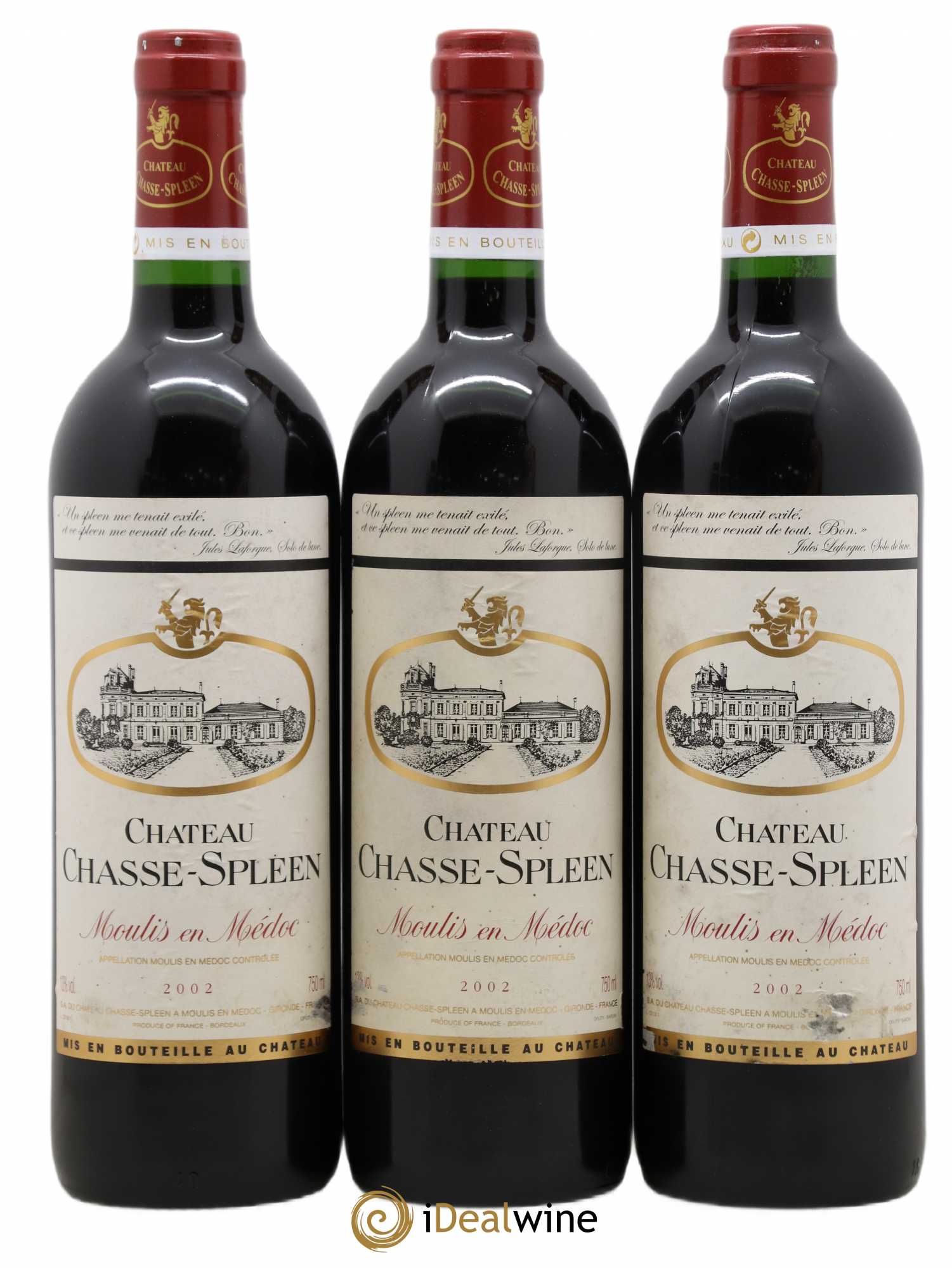 Château Chasse Spleen 2002 - Lot de 6 bouteilles - 2