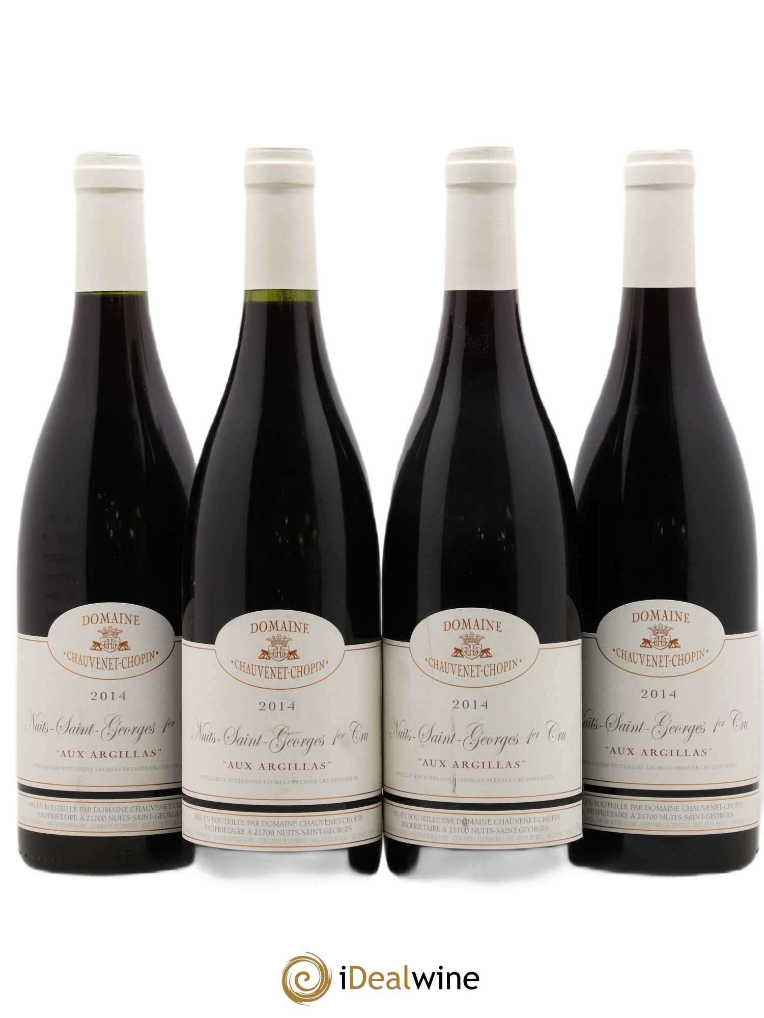 Nuits-Saint-Georges 1er Cru Aux Argillas Domaine Chauvenet-Chopin 2014 - Posten von 4 Flaschen - 0