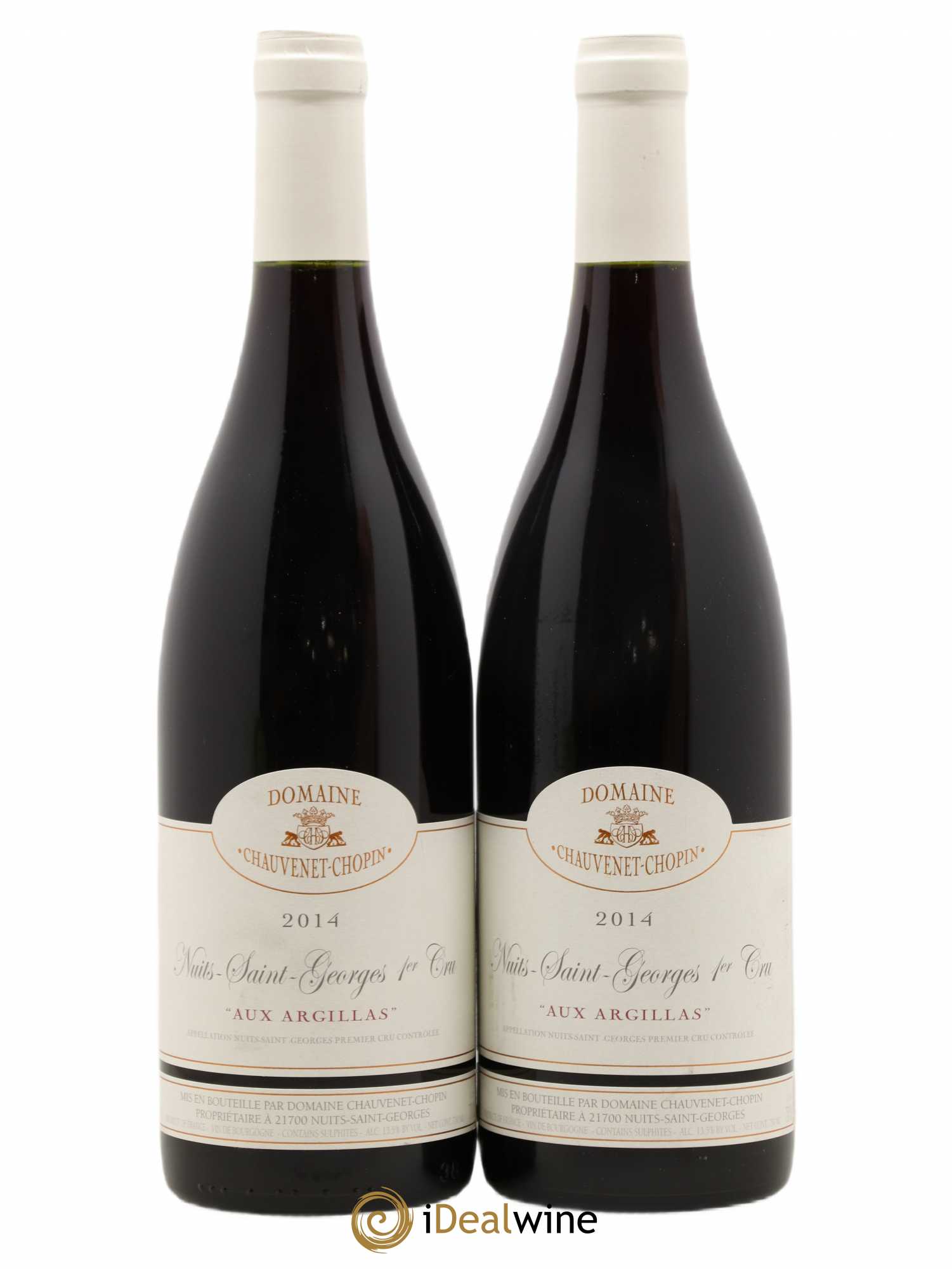 Nuits-Saint-Georges 1er Cru Aux Argillas Domaine Chauvenet-Chopin 2014 - Posten von 2 Flaschen - 0