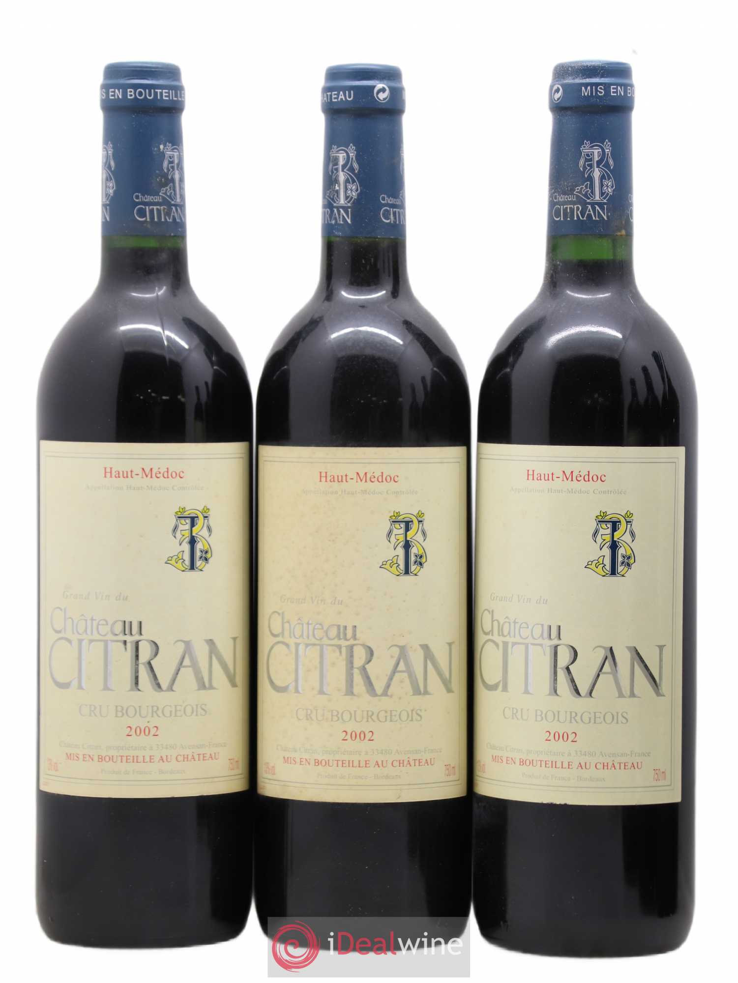 Château Citran Cru Bourgeois 2002 - Lot de 6 bouteilles - 1