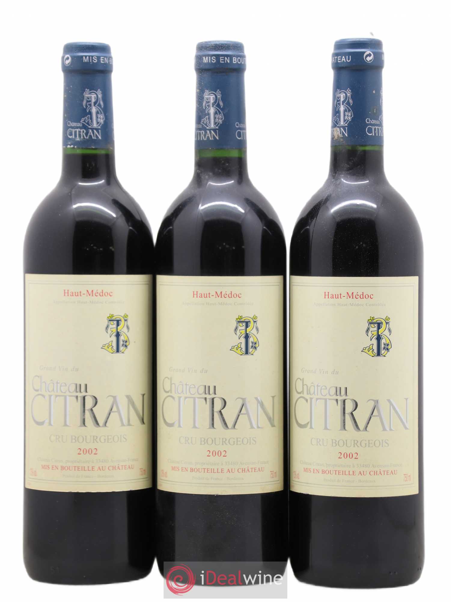 Château Citran Cru Bourgeois 2002 - Lot de 6 bouteilles - 2