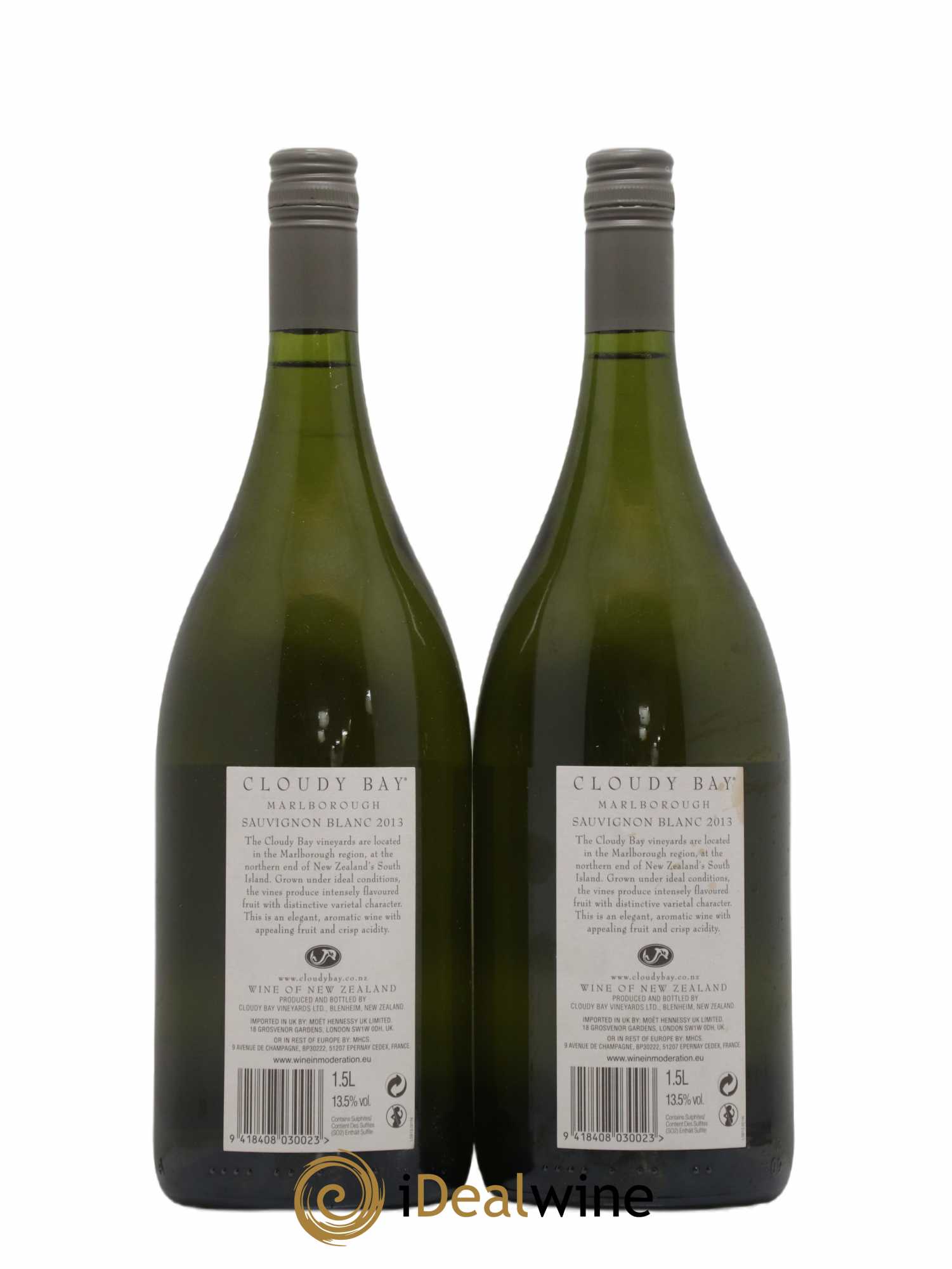 Nouvelle Zélande Cloudy Bay Sauvignon Blanc Malborough 2013 - Posten von 2 Magnum - 1
