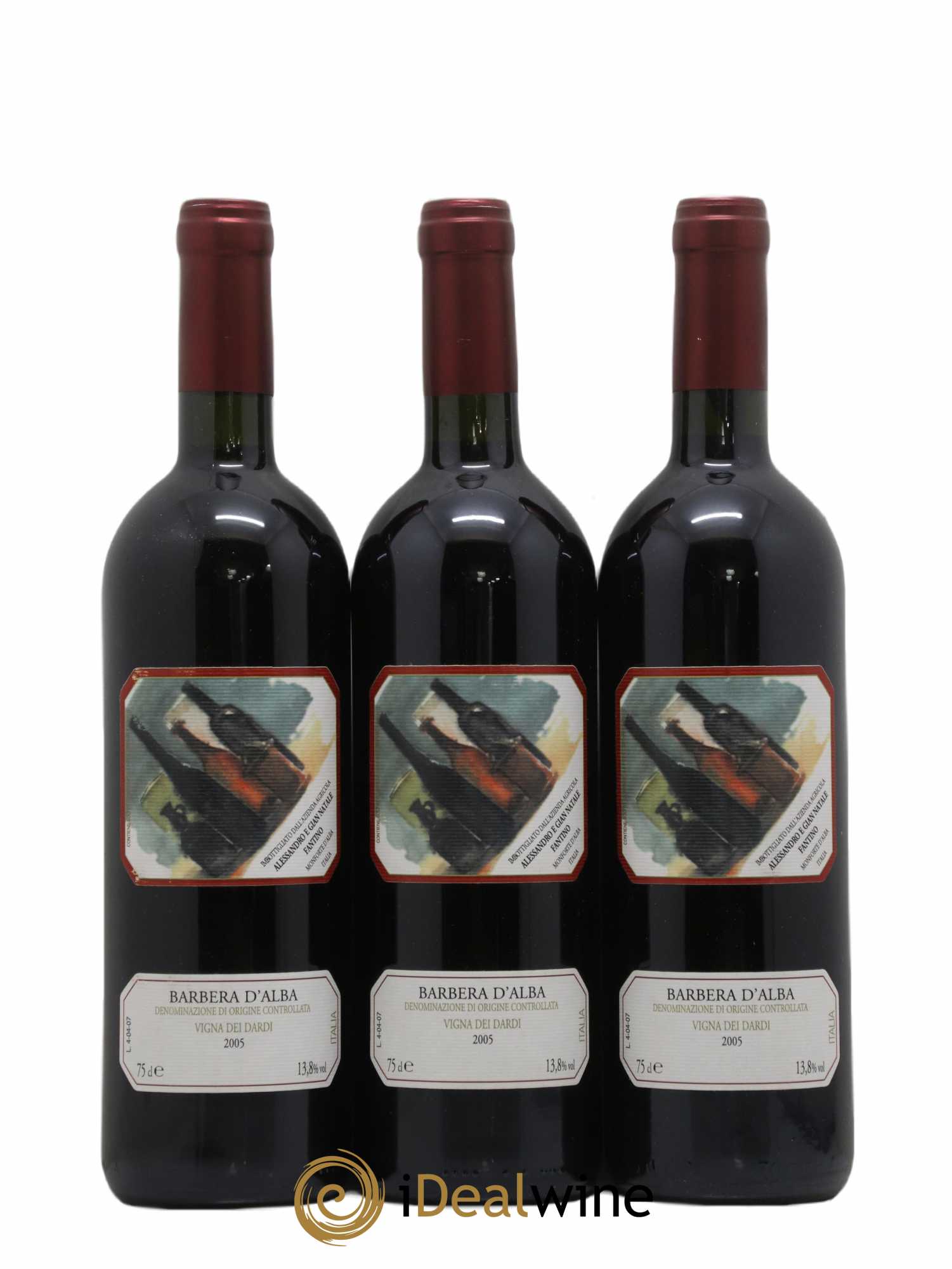 Barbera d'Alba DOC Vigna Del Dardi 2005 - Posten von 3 Flaschen - 0