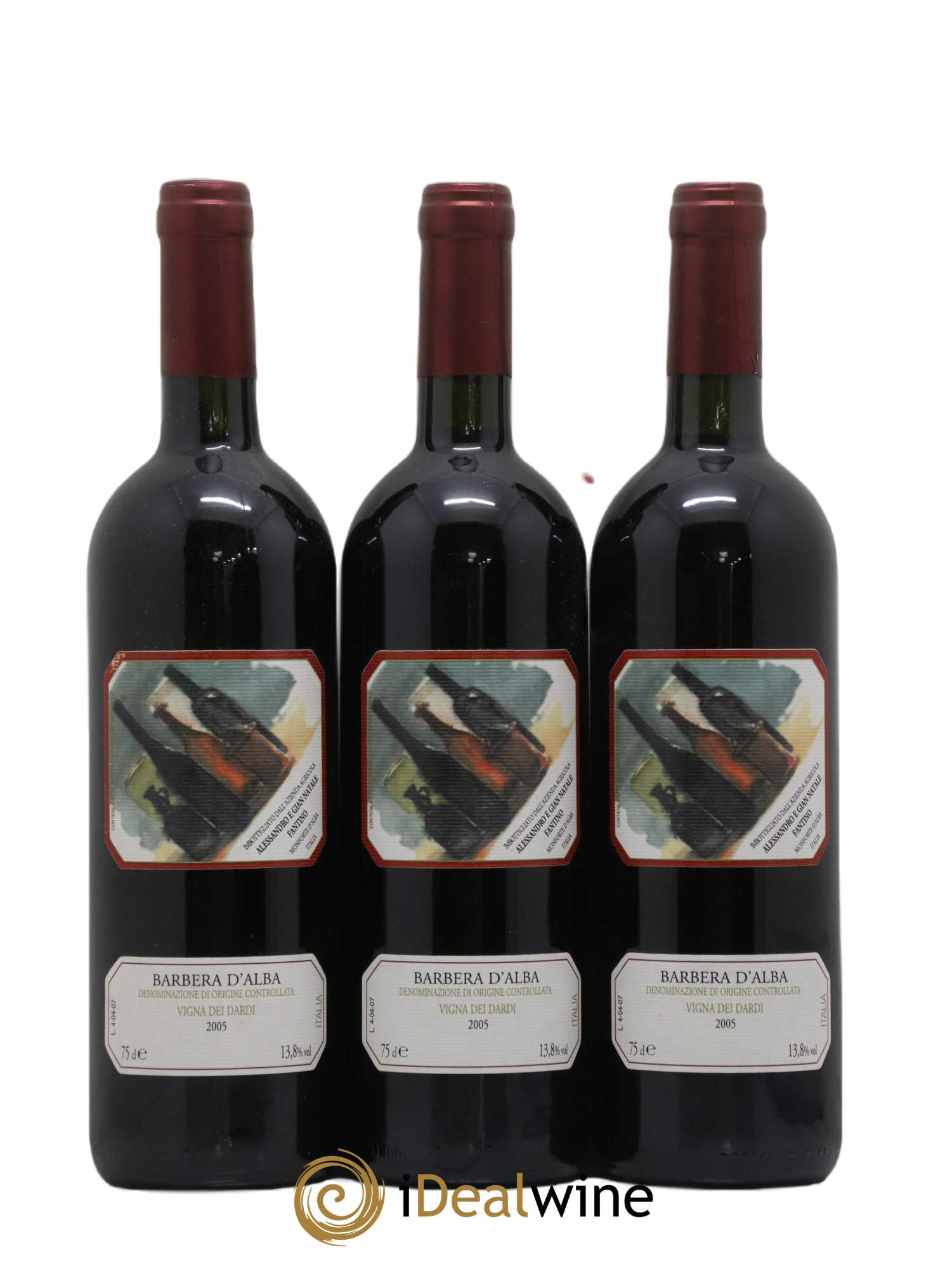 Barbera d'Alba DOC Vigna Del Dardi 2005 - Posten von 3 Flaschen - 0