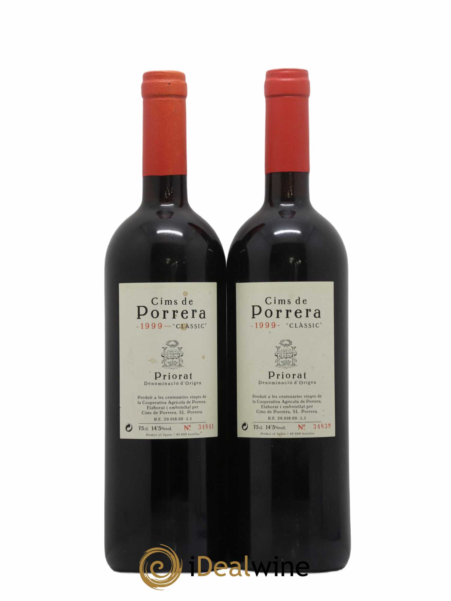 Priorat Cims de Porrera Classic 1999 - Lot de 2 bouteilles - 0