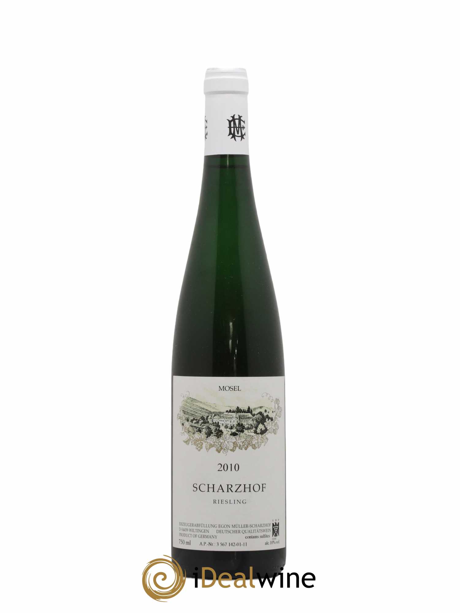Riesling Scharzhof Egon Muller 2010 - Lot de 1 bouteille - 0