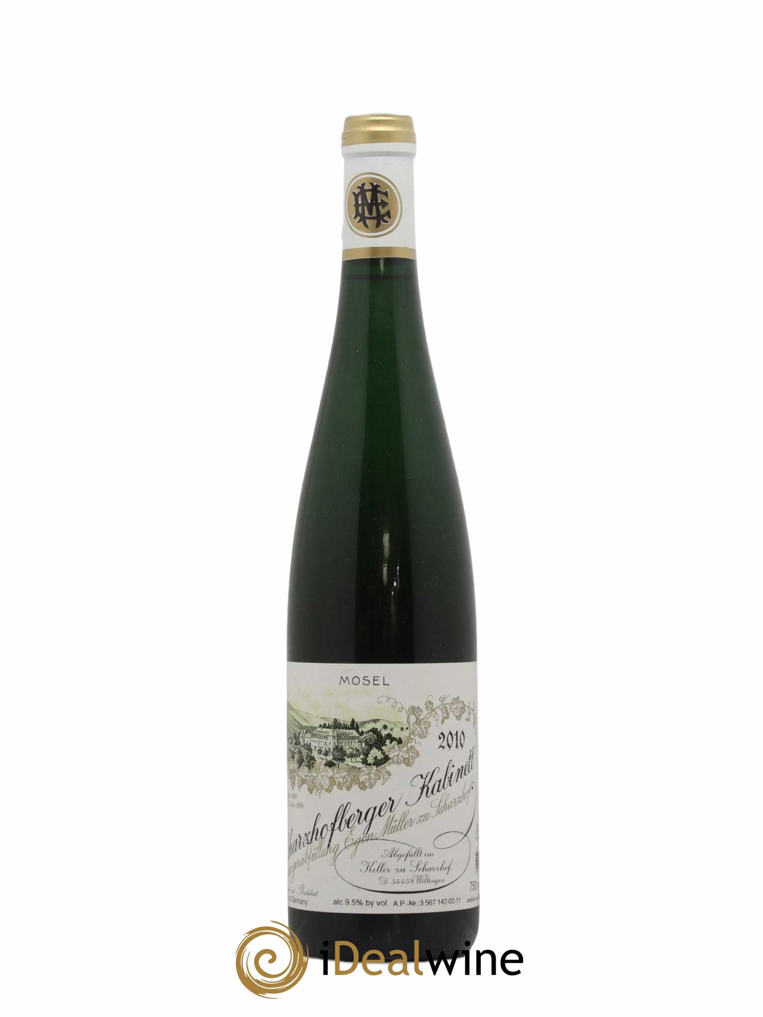 Riesling Scharzhofberger Kabinett Egon Muller 2010 - Lot de 1 bouteille - 0