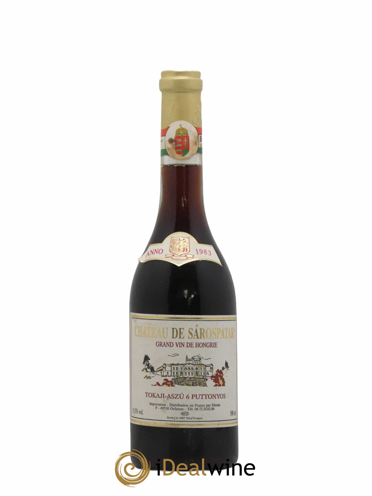 Tokaji Aszu 6 Puttonyos Château de Sarospastak 50CL 1983 - Posten von 1 Flasche - 0