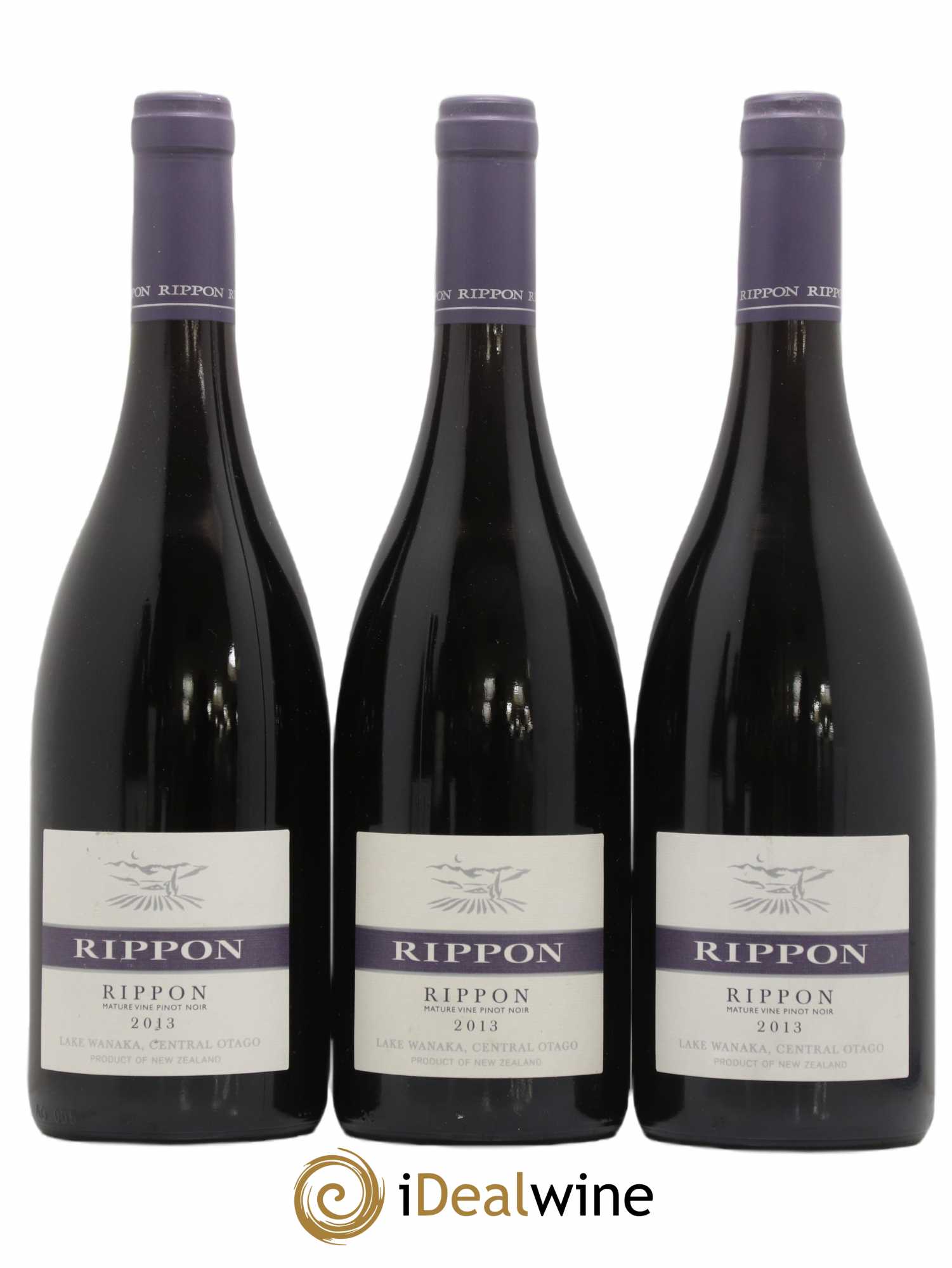 Nouvelle Zélande Rippon Pinot Noir 2013 - Lot de 3 bouteilles - 0