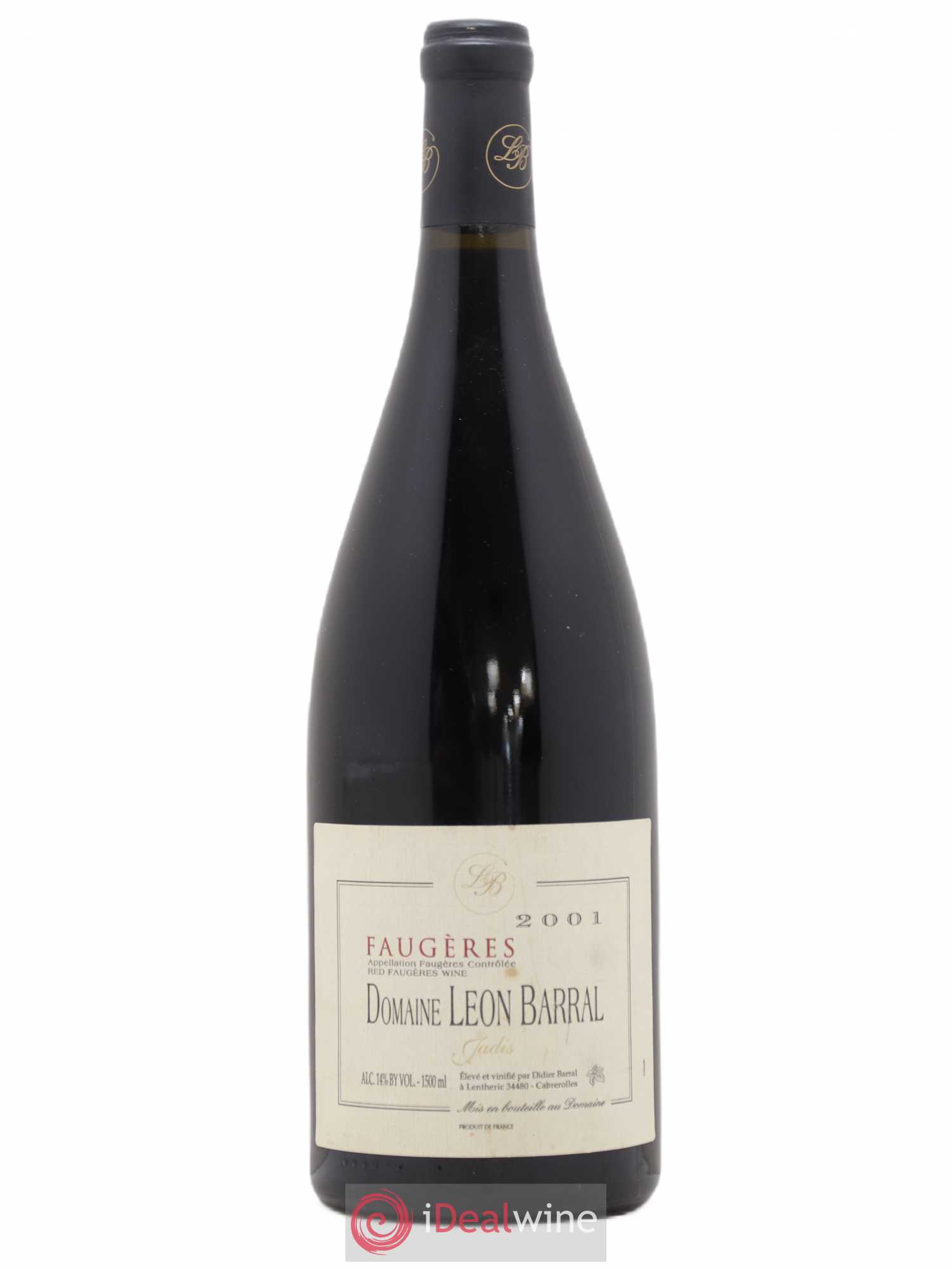 Faugères Jadis Domaine Léon Barral 2001 - Lot de 1 magnum - 0