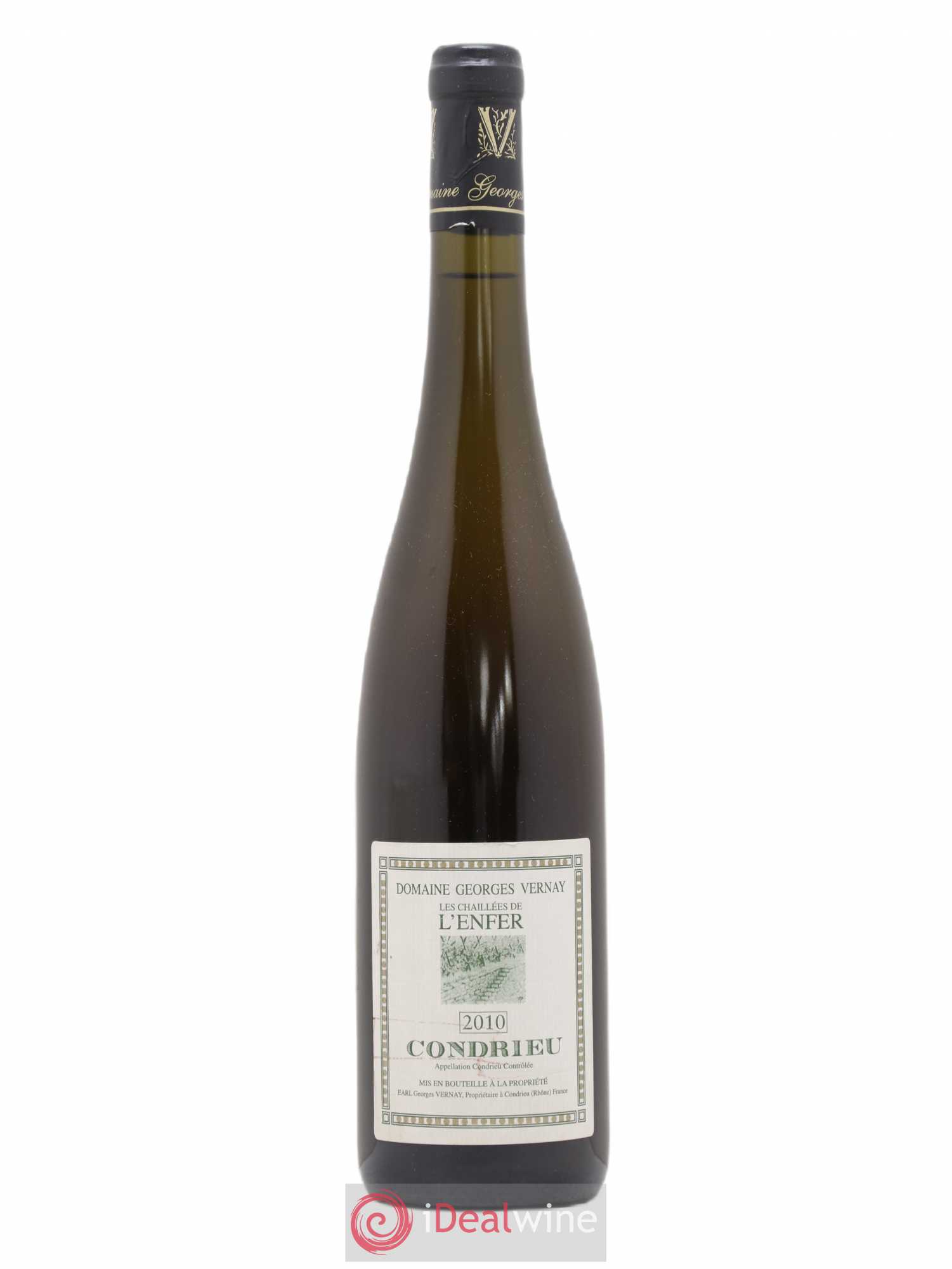 Condrieu Les Chaillées de l'Enfer Georges Vernay 2010 - Lot de 1 bouteille - 0