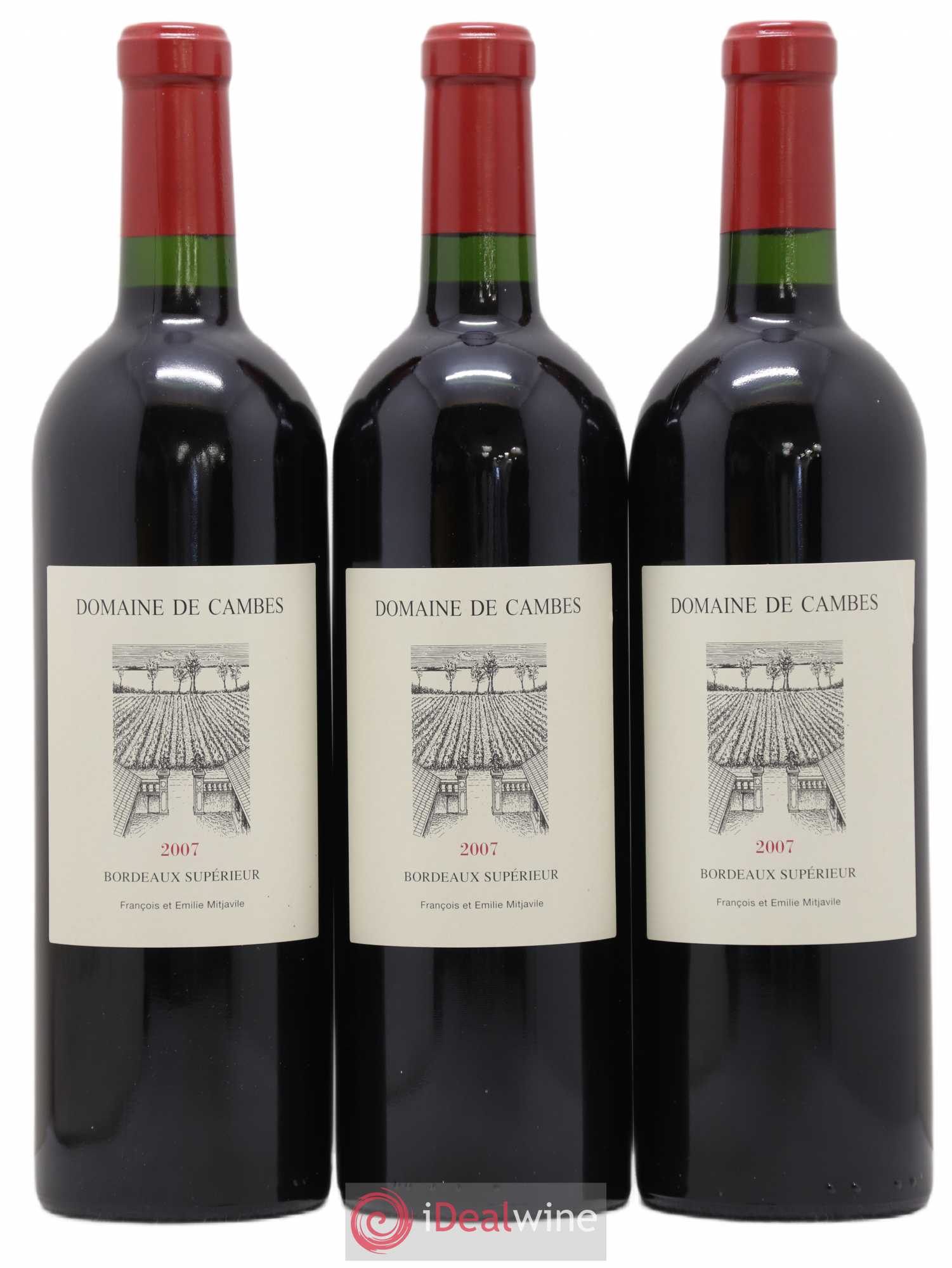 Roc de Cambes 2007 - Posten von 3 Flaschen - 0