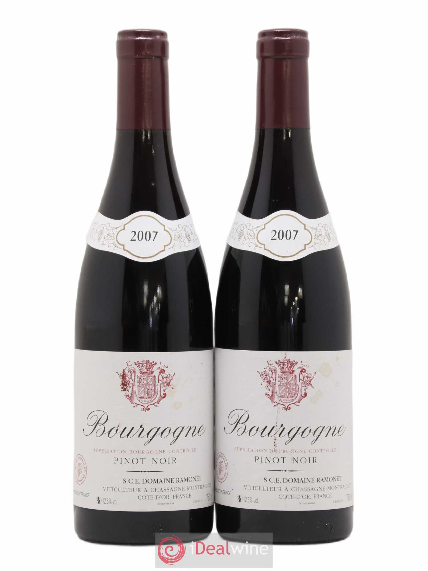 Bourgogne Pinot Noir Ramonet (Domaine) 2007 - Lot de 2 bouteilles - 0