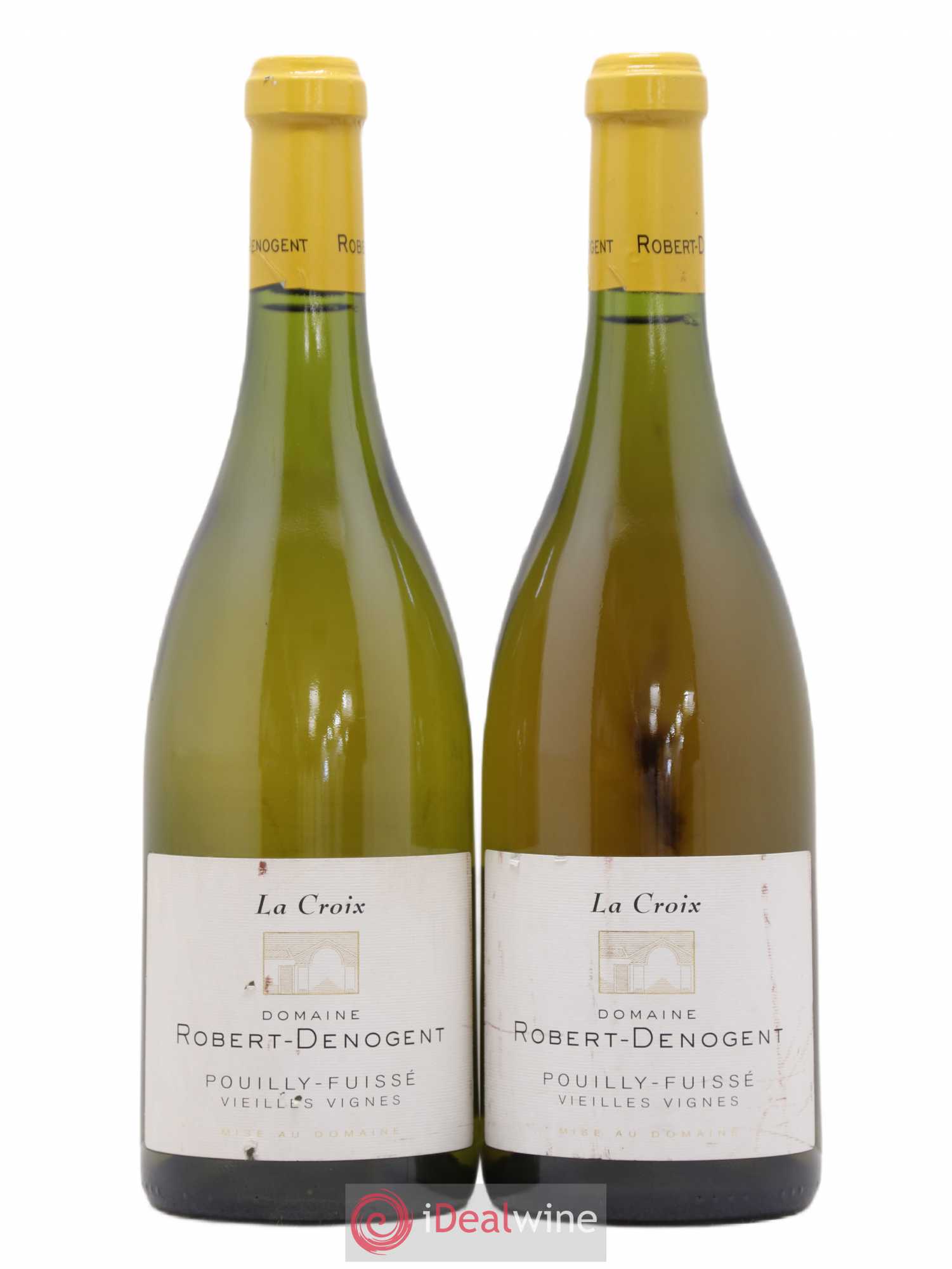 Pouilly-Fuissé La Croix Vieilles Vignes Robert Denogent (Domaine) 2008 - Lot de 2 bouteilles - 0