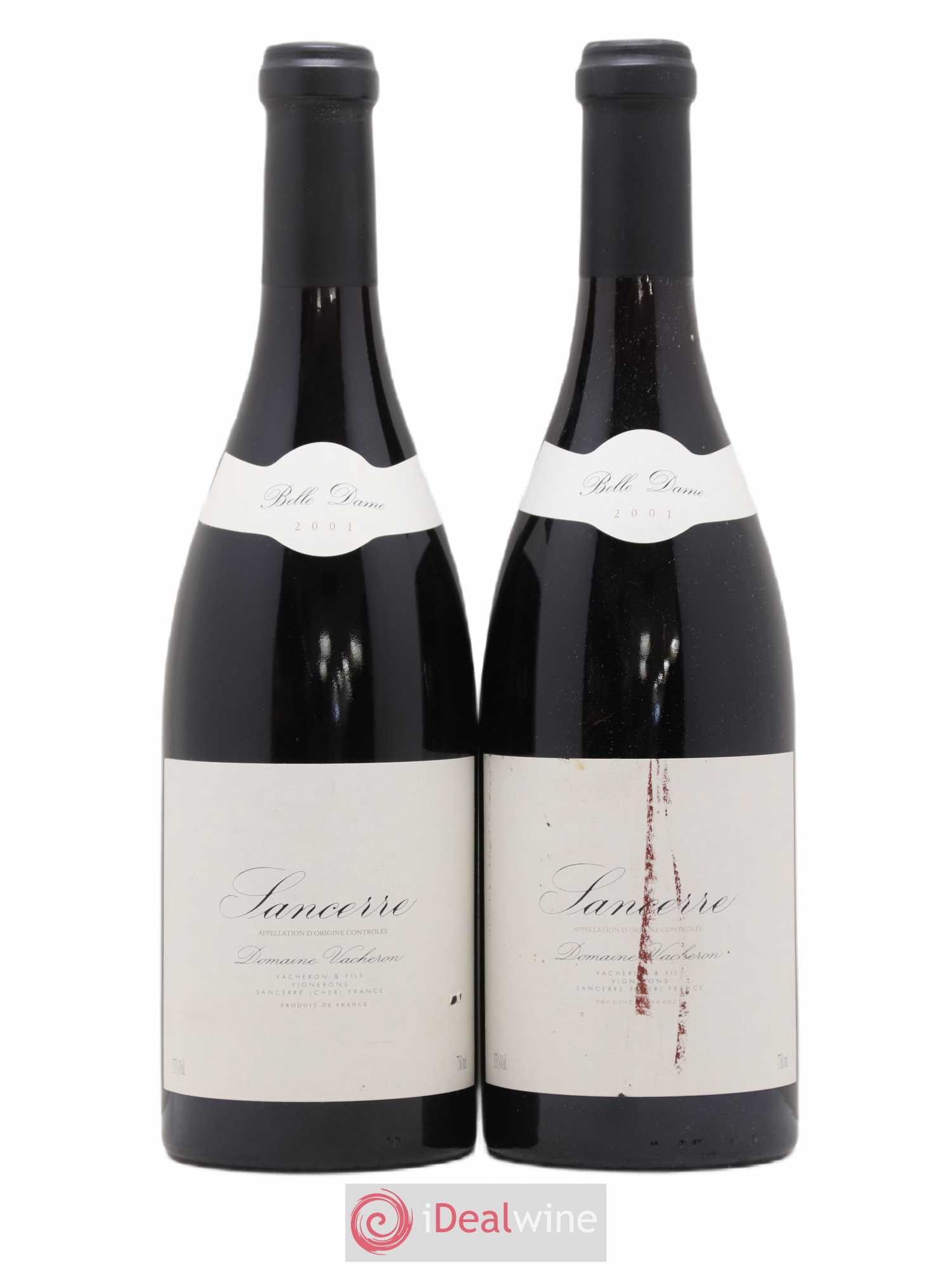 Sancerre Belle-Dame Domaine Vacheron et Fils 2001 - Lot de 2 bouteilles - 0