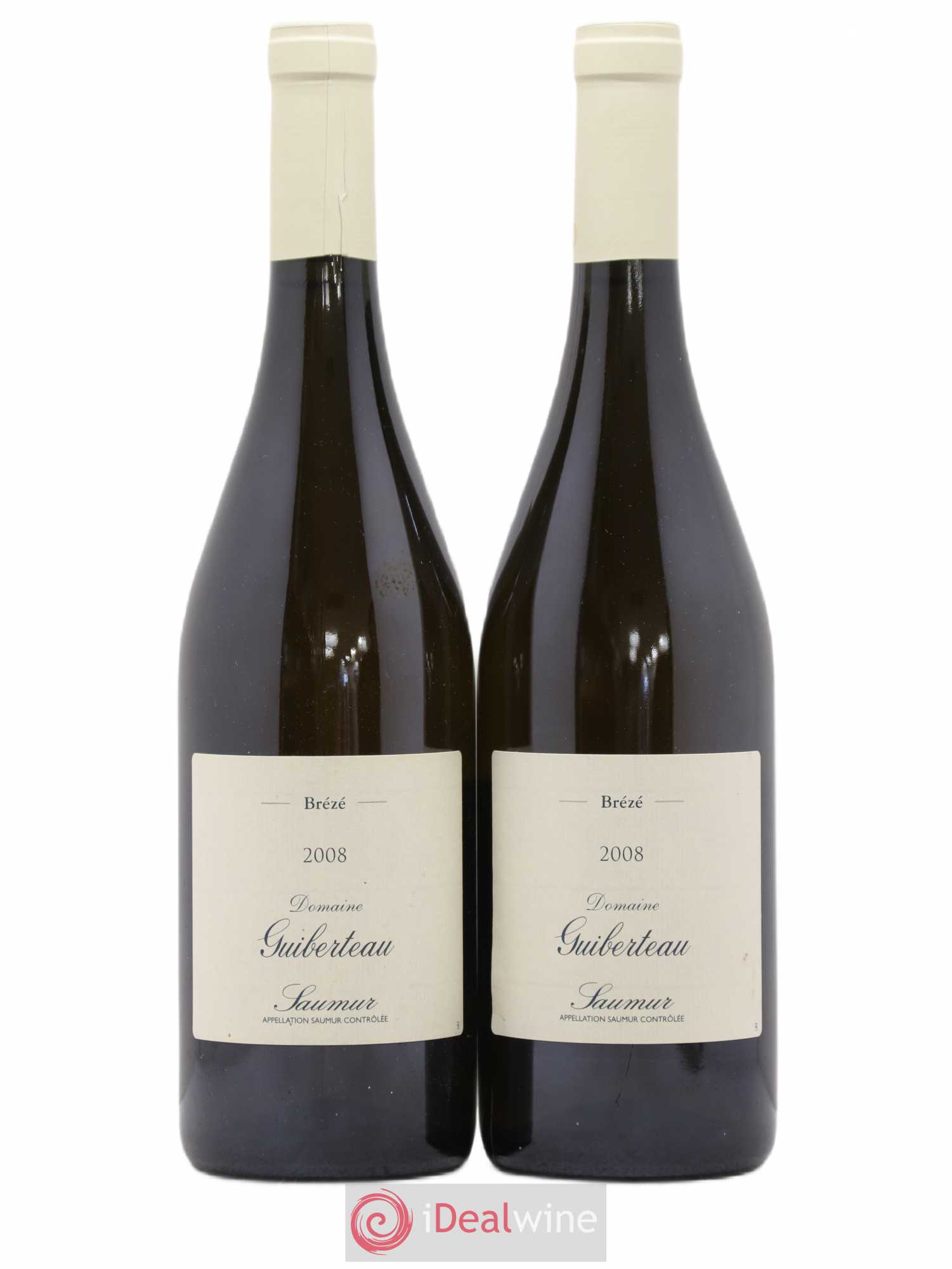 Saumur Brézé Domaine Guiberteau 2008 - Posten von 2 Flaschen - 0