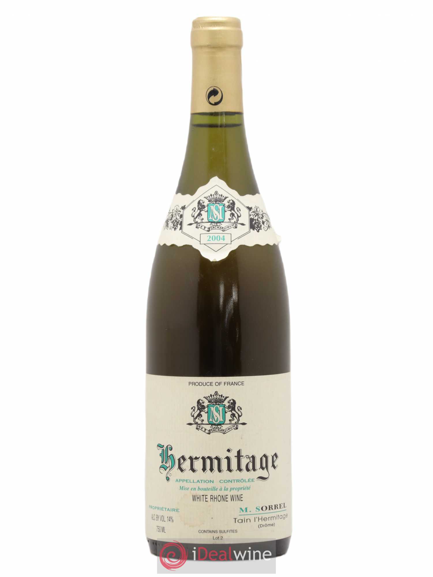 Hermitage Marc Sorrel 2004 - Lot de 1 bouteille - 0