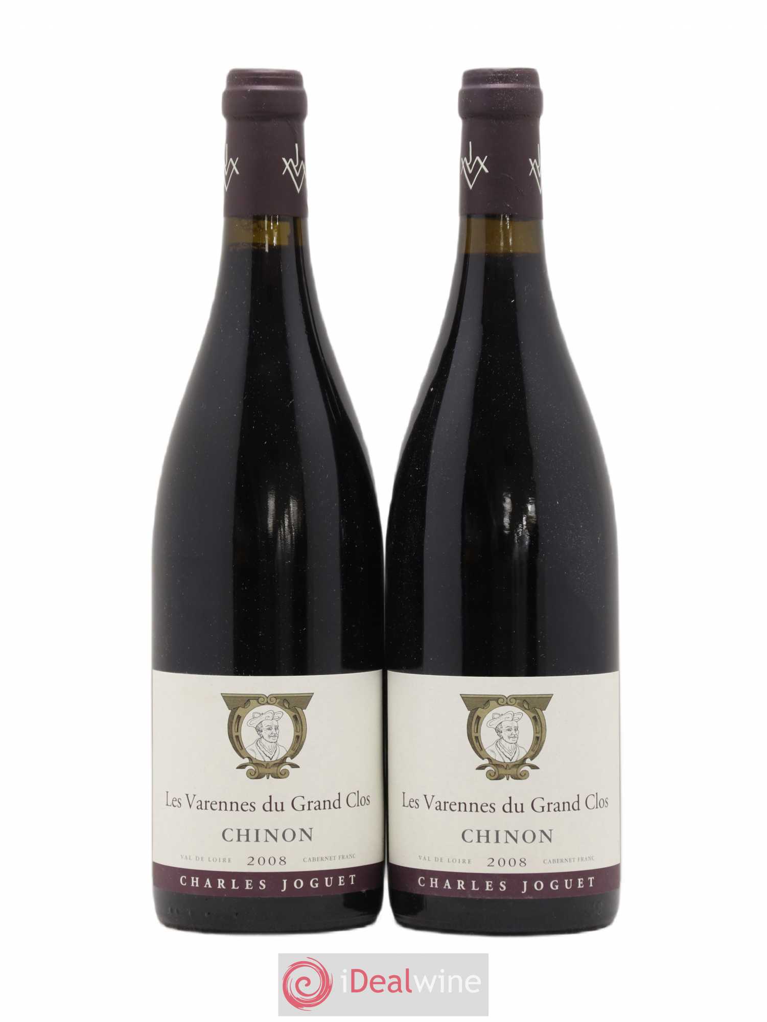 Chinon Les Varennes du Grand Clos Charles Joguet 2008 - Lot de 2 bouteilles - 0