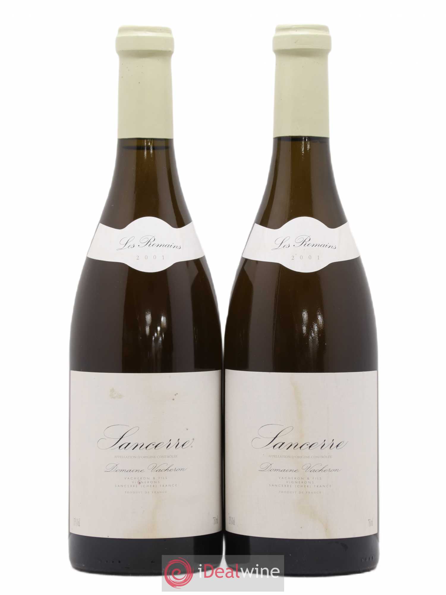 Sancerre Les Romains Domaine Vacheron et Fils 2001 - Lot de 2 bouteilles - 0