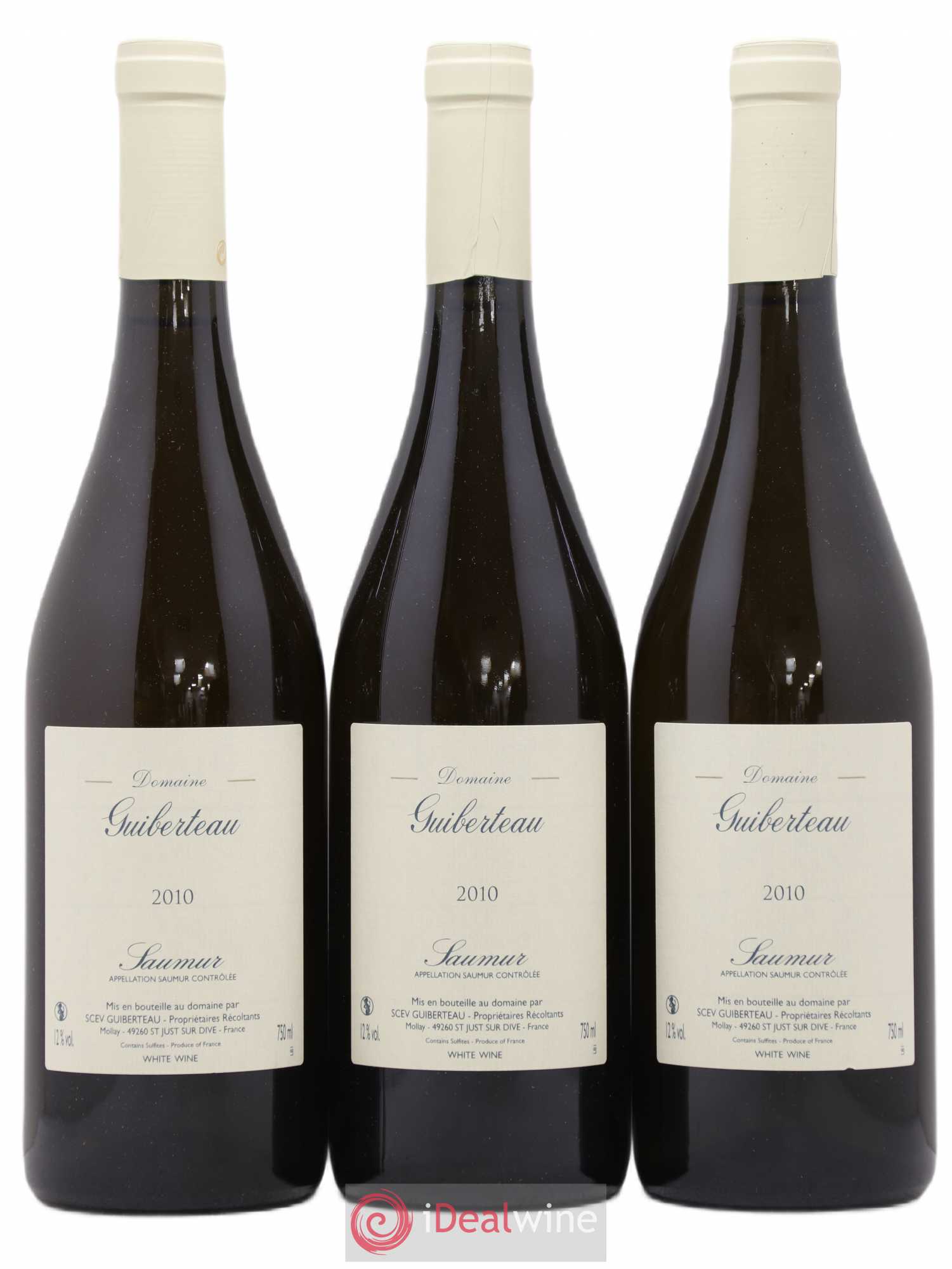 Saumur Domaine Guiberteau 2010 - Posten von 3 Flaschen - 0