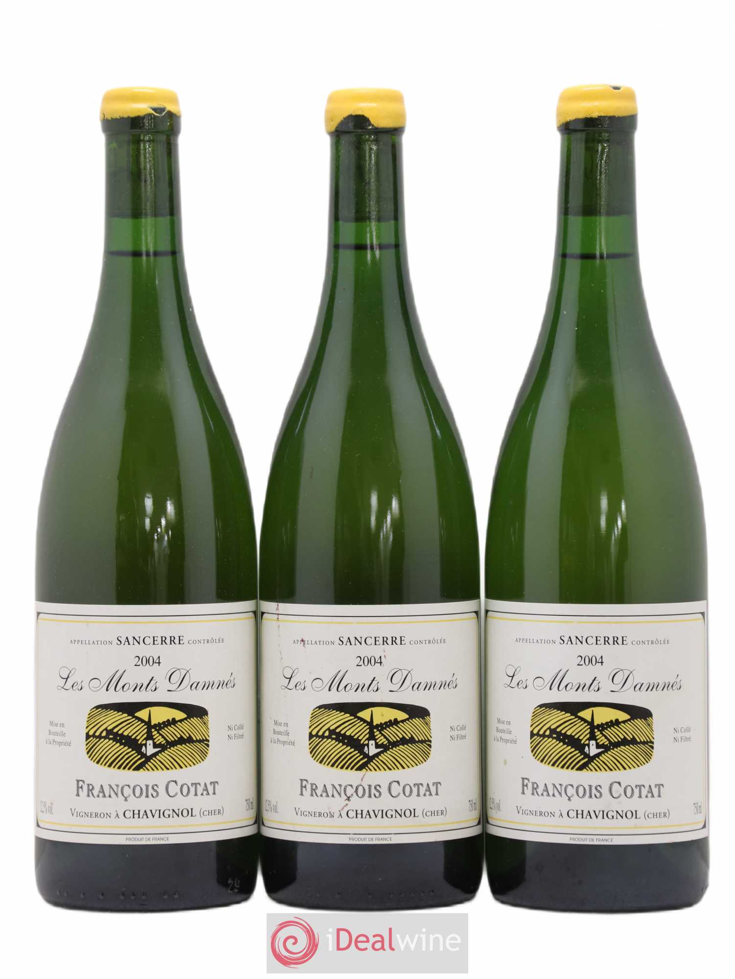 Sancerre Les Monts Damnés François Cotat 2004 - Lot de 3 bouteilles - 0