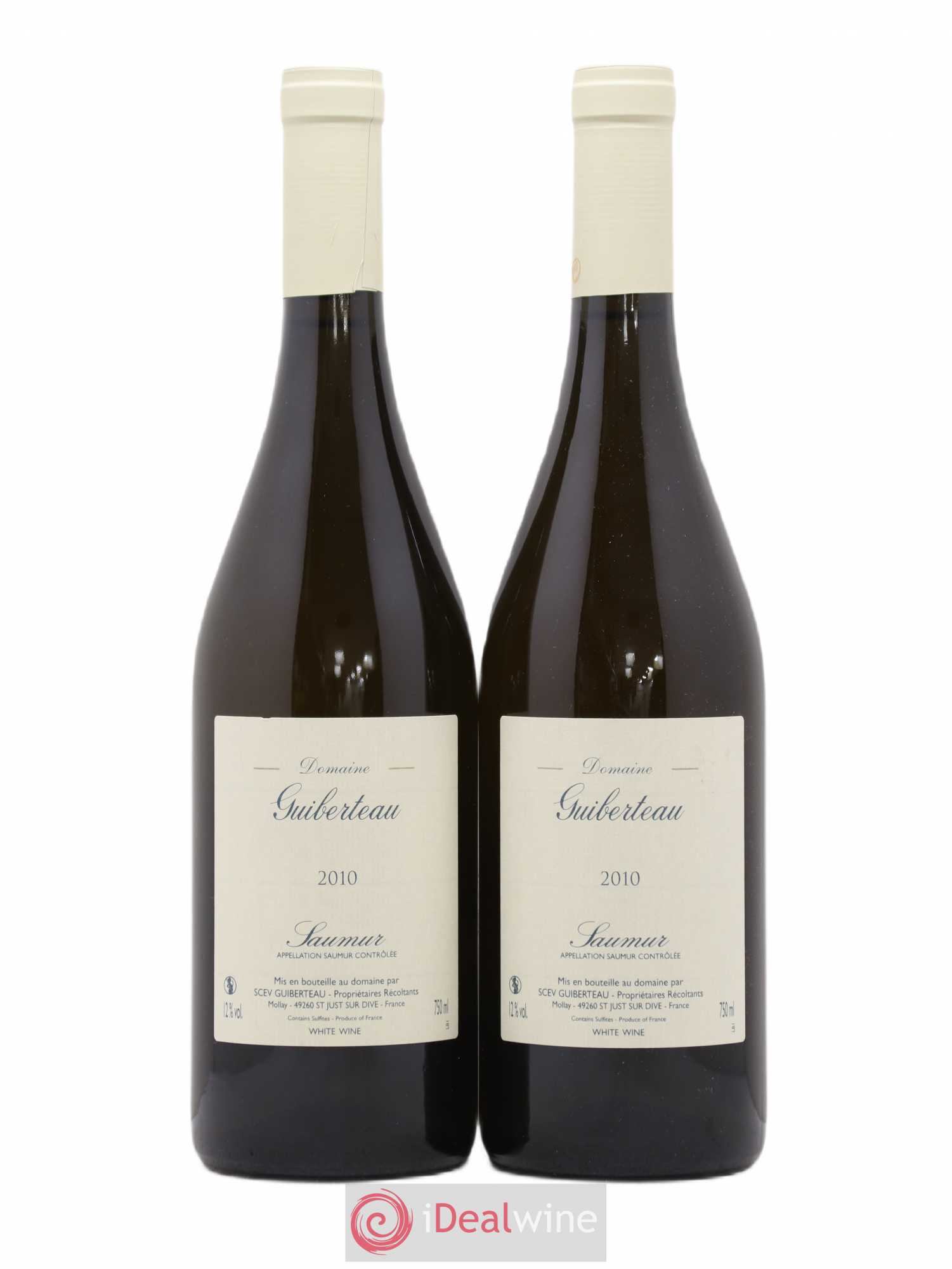 Saumur Domaine Guiberteau 2010 - Lot de 2 bouteilles - 0