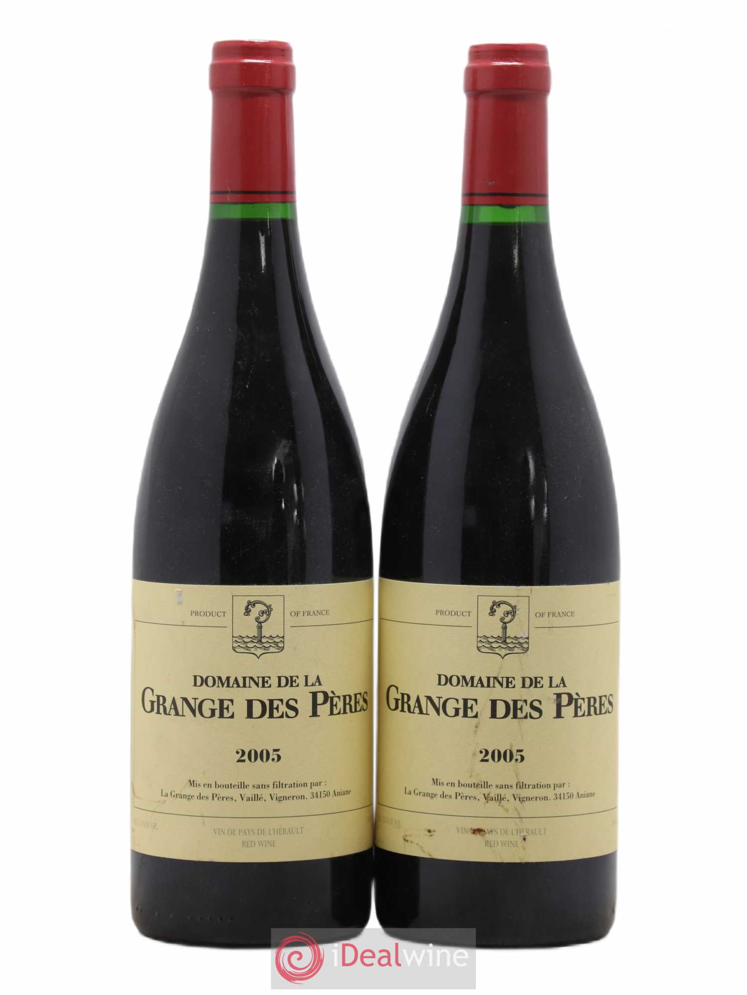 Pays d'Hérault Grange des Pères Laurent Vaillé 2005 - Lot de 2 bouteilles - 0