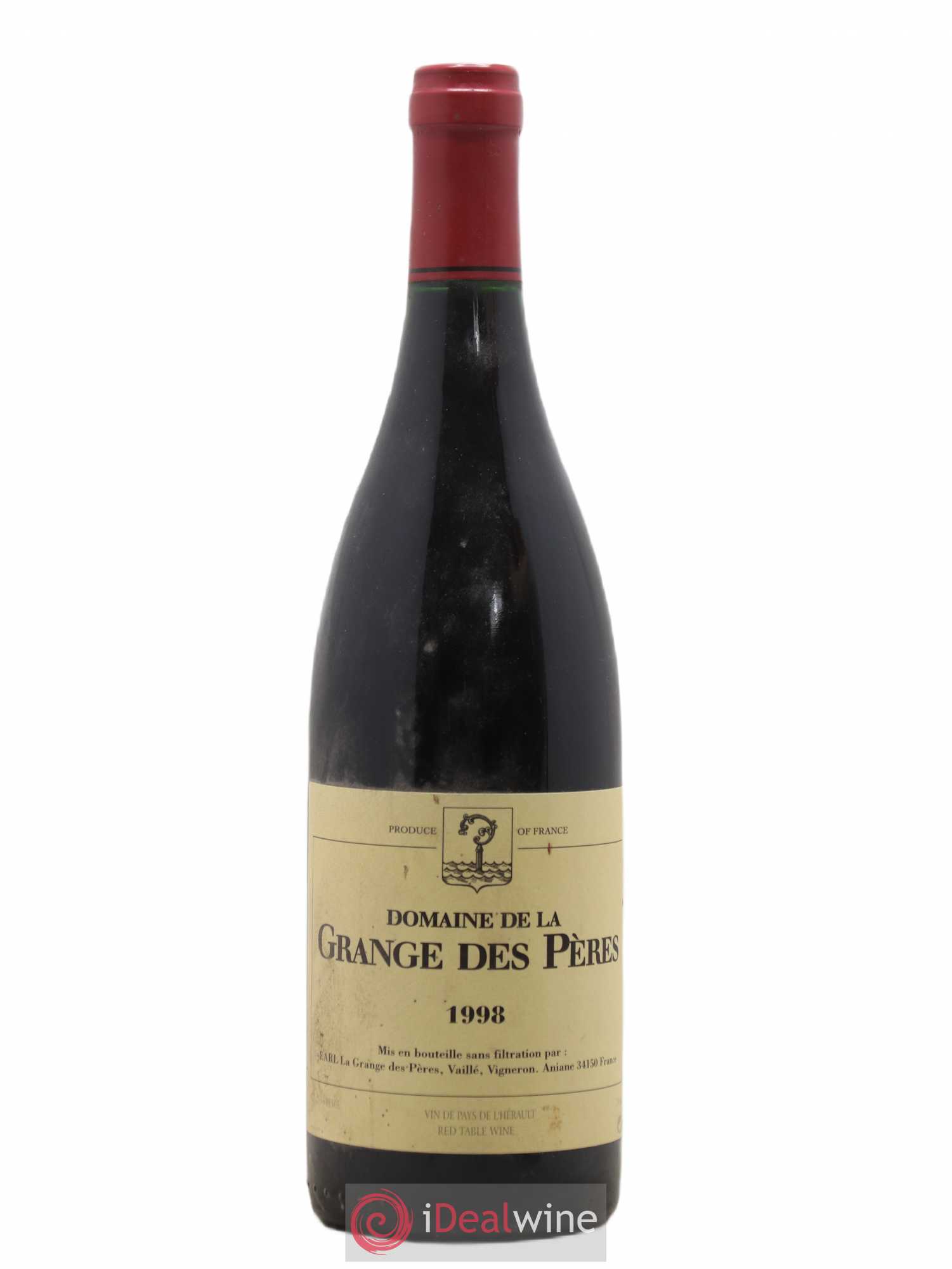 Pays d'Hérault Grange des Pères Laurent Vaillé 1998 - Lot de 1 bouteille - 0