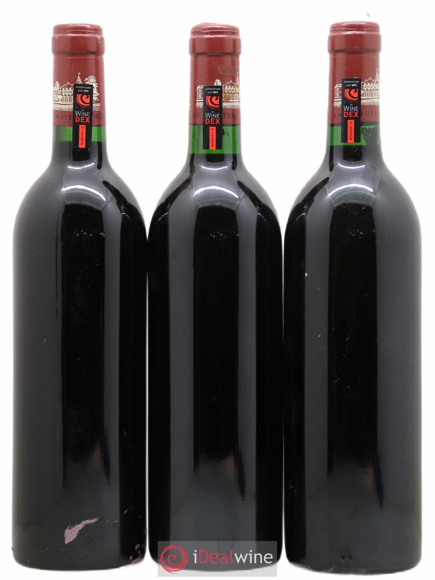 Château Lafite Rothschild 1er Grand Cru Classé 1986 - Lot de 3 bouteilles - 1