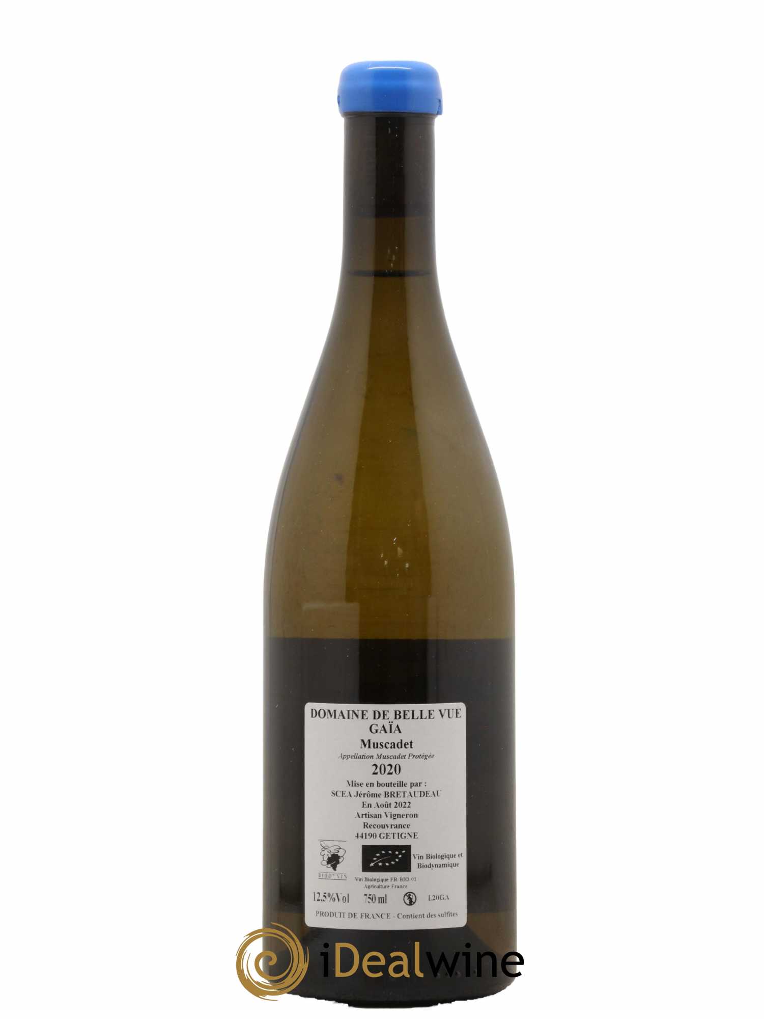 Muscadet-Sèvre-et-Maine Gaia Jérôme Bretaudeau - Domaine de Bellevue 2020 - Lot de 1 bouteille - 1
