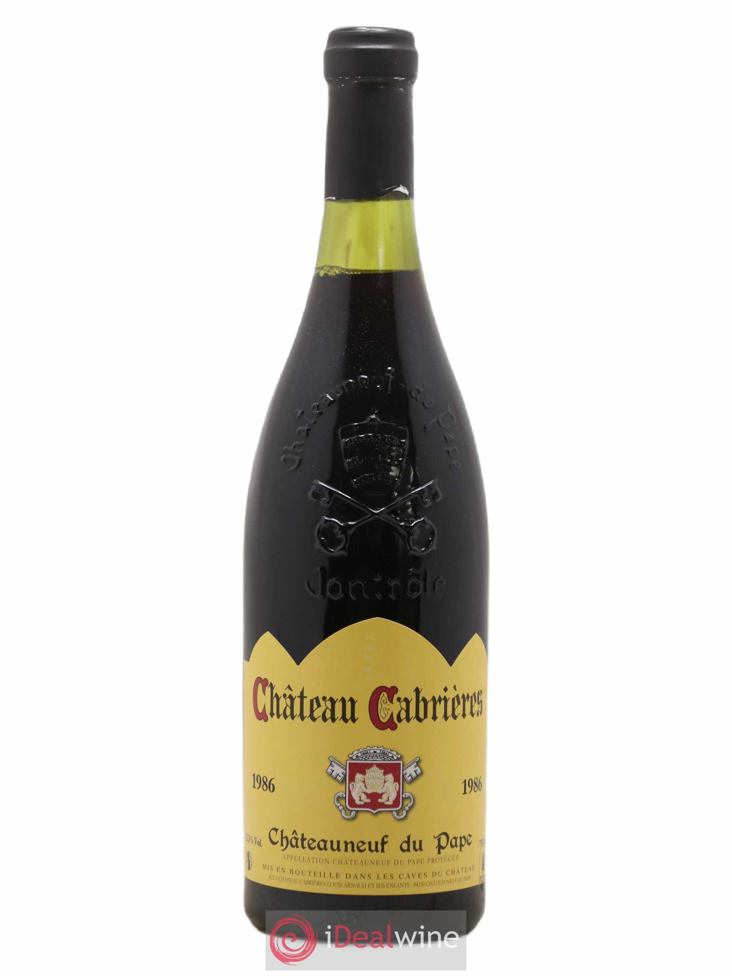 Châteauneuf-du-Pape Chateau Cabrieres 1986 - Posten von 1 Flasche - 0