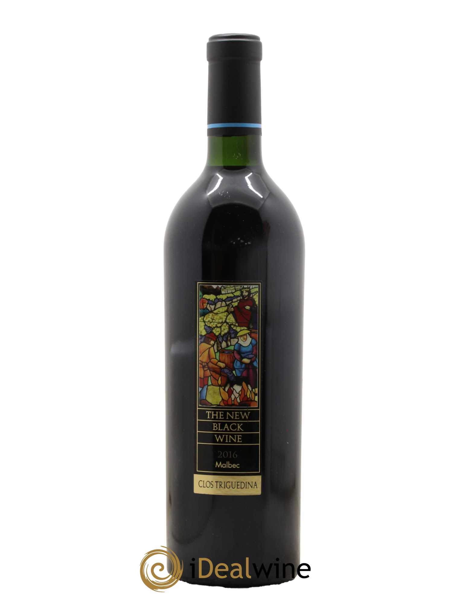 Cahors Clos Triguedina New Black Wine Jean-Luc Baldès 2016 - Posten von 1 Flasche - 0