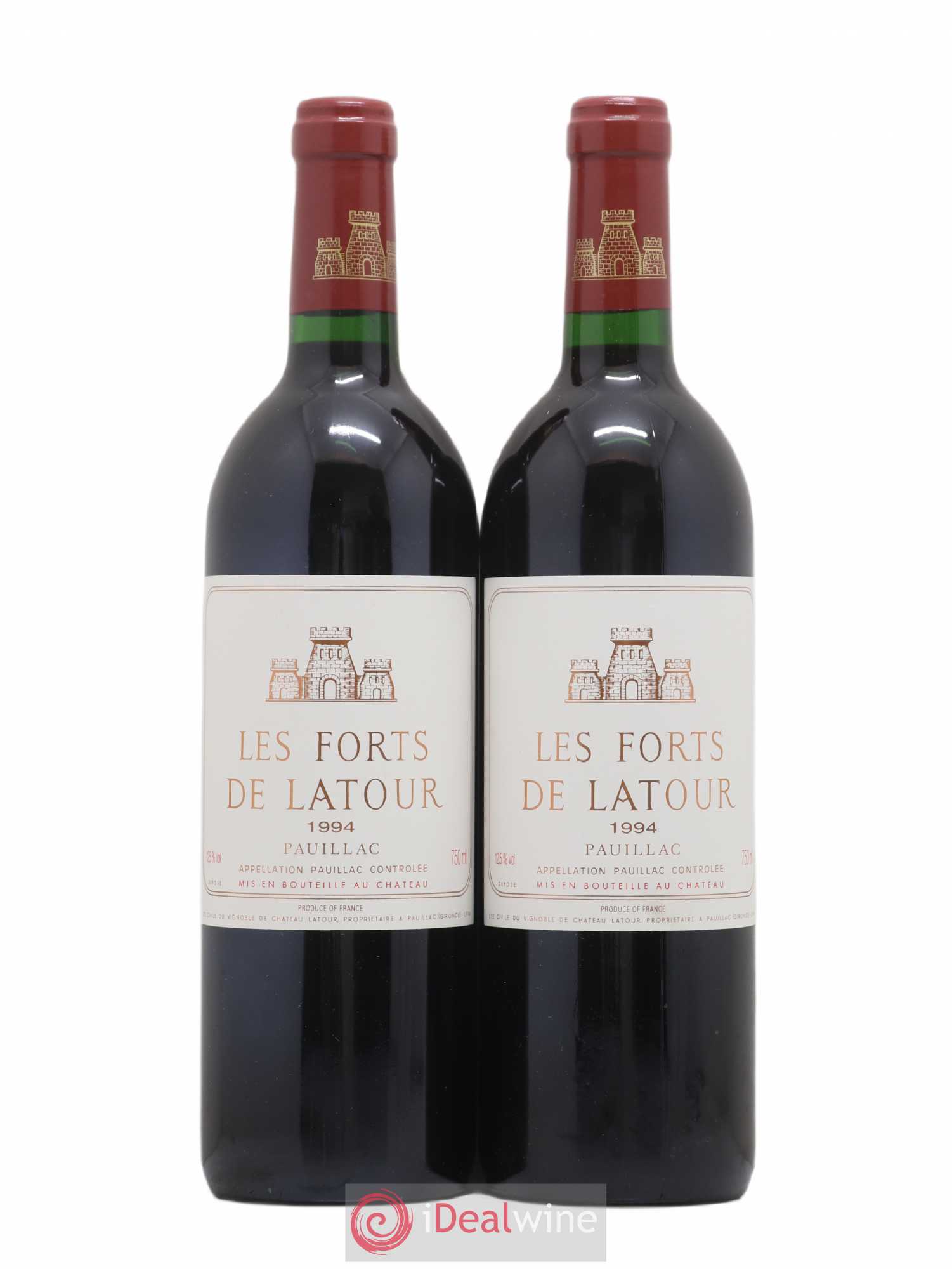 Les Forts de Latour Second Vin 1994 - Lot de 2 bouteilles - 0
