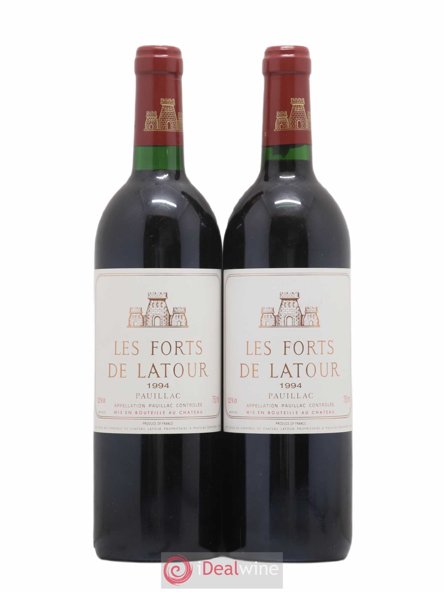 Les Forts de Latour Second Vin 1994 - Lot de 2 bouteilles - 0