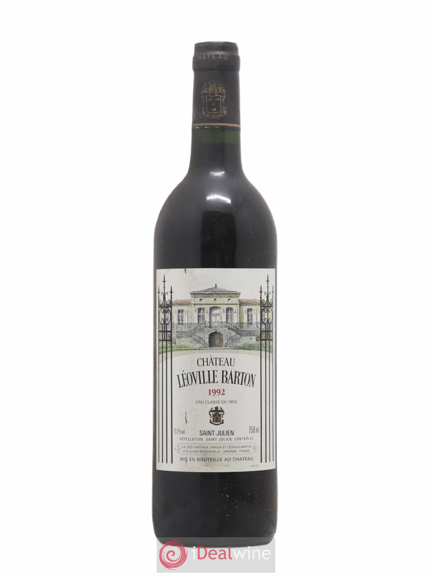 Château Léoville Barton 2ème Grand Cru Classé 1992 - Lot de 1 bouteille - 0