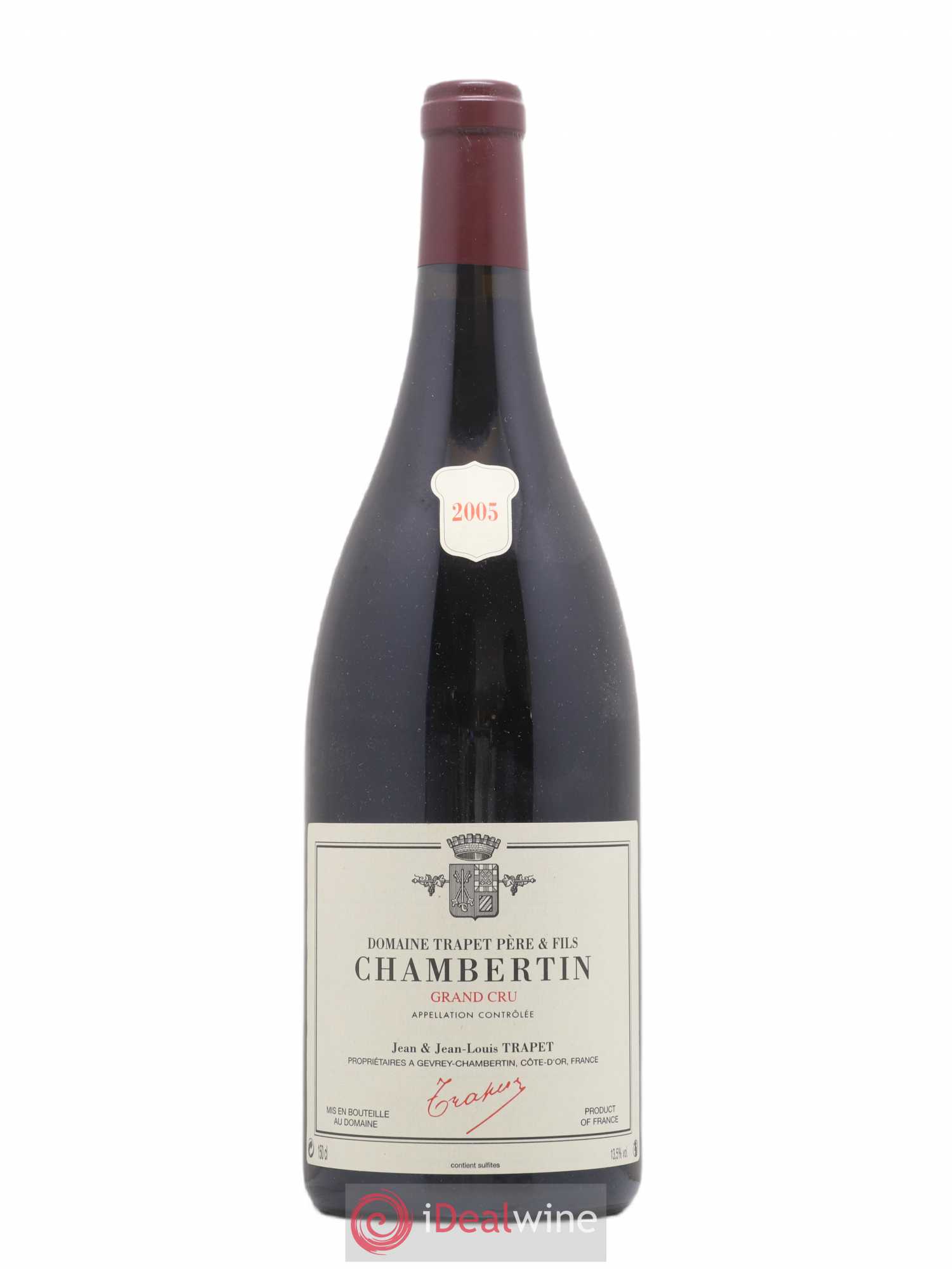 Chambertin Grand Cru Domaine Trapet 2005 - Lot de 1 magnum - 0